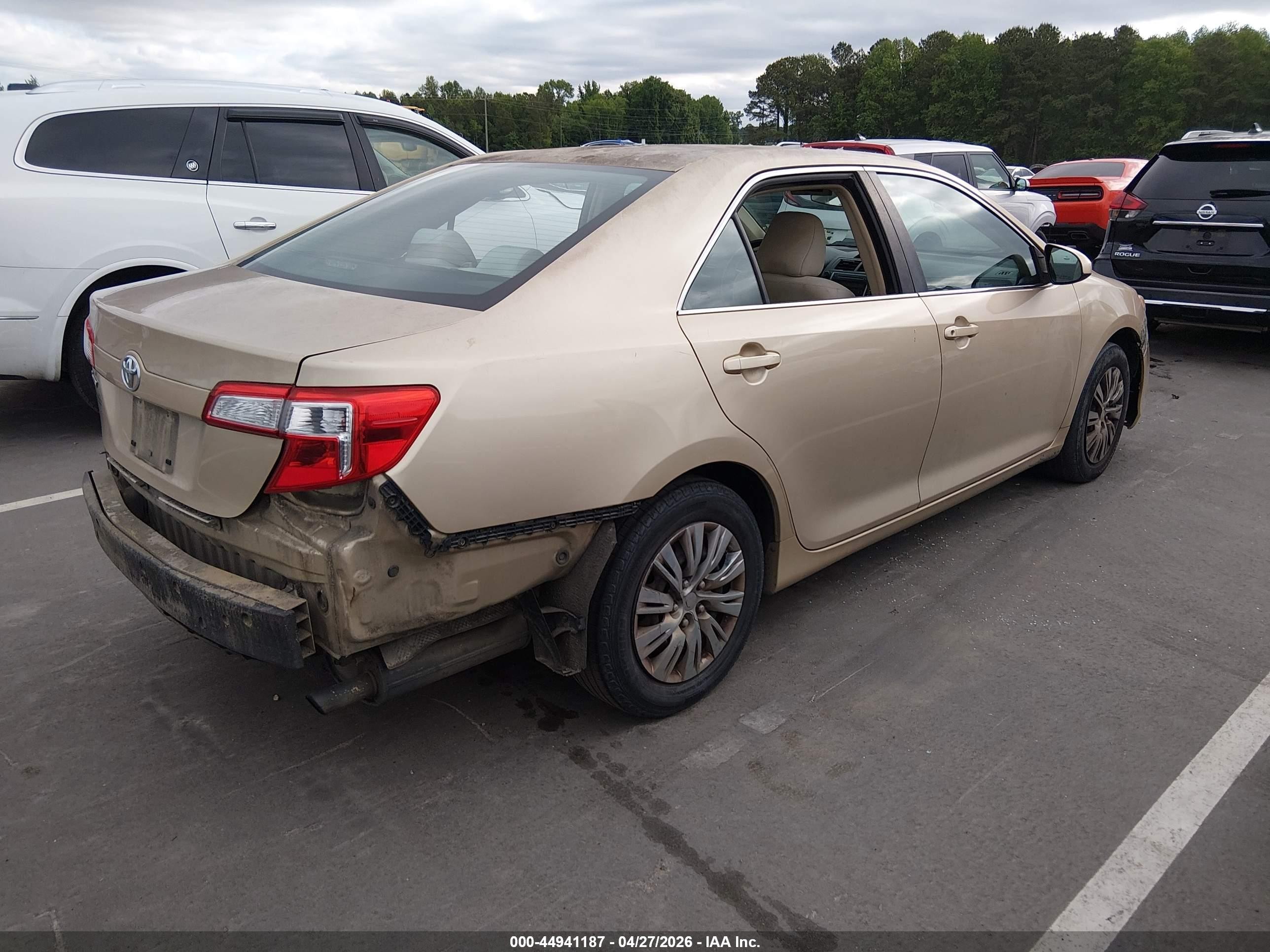2012 Toyota Camry L Champagne vin: 4T1BF1FK0CU610480