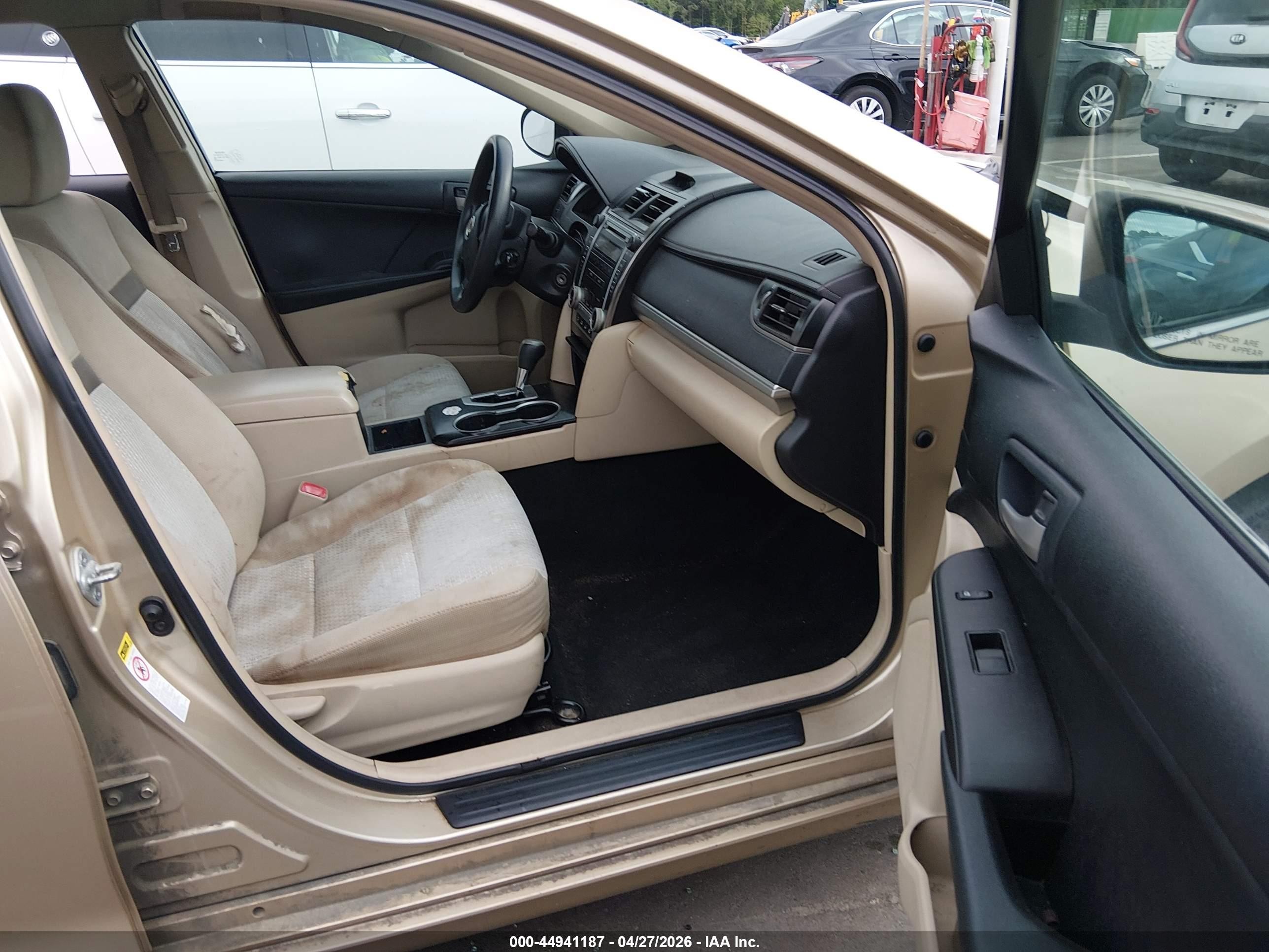 2012 Toyota Camry L Champagne vin: 4T1BF1FK0CU610480