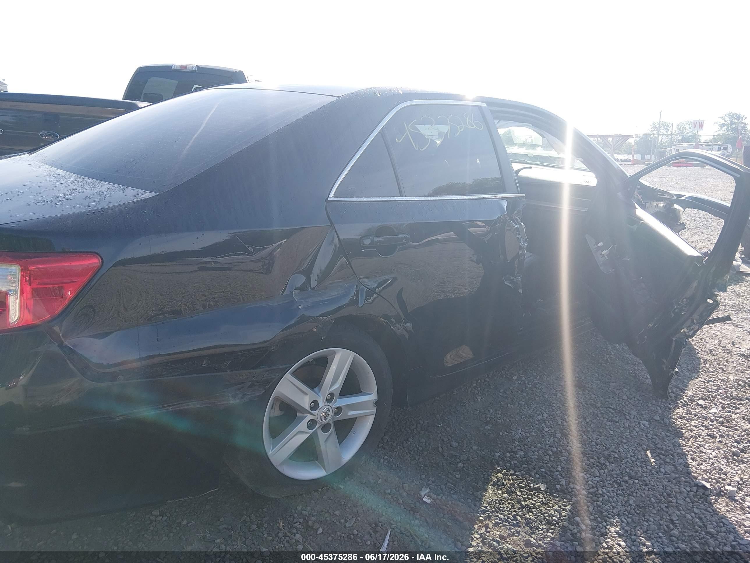 2012 Toyota Camry Se Black vin: 4T1BF1FK0CU610981