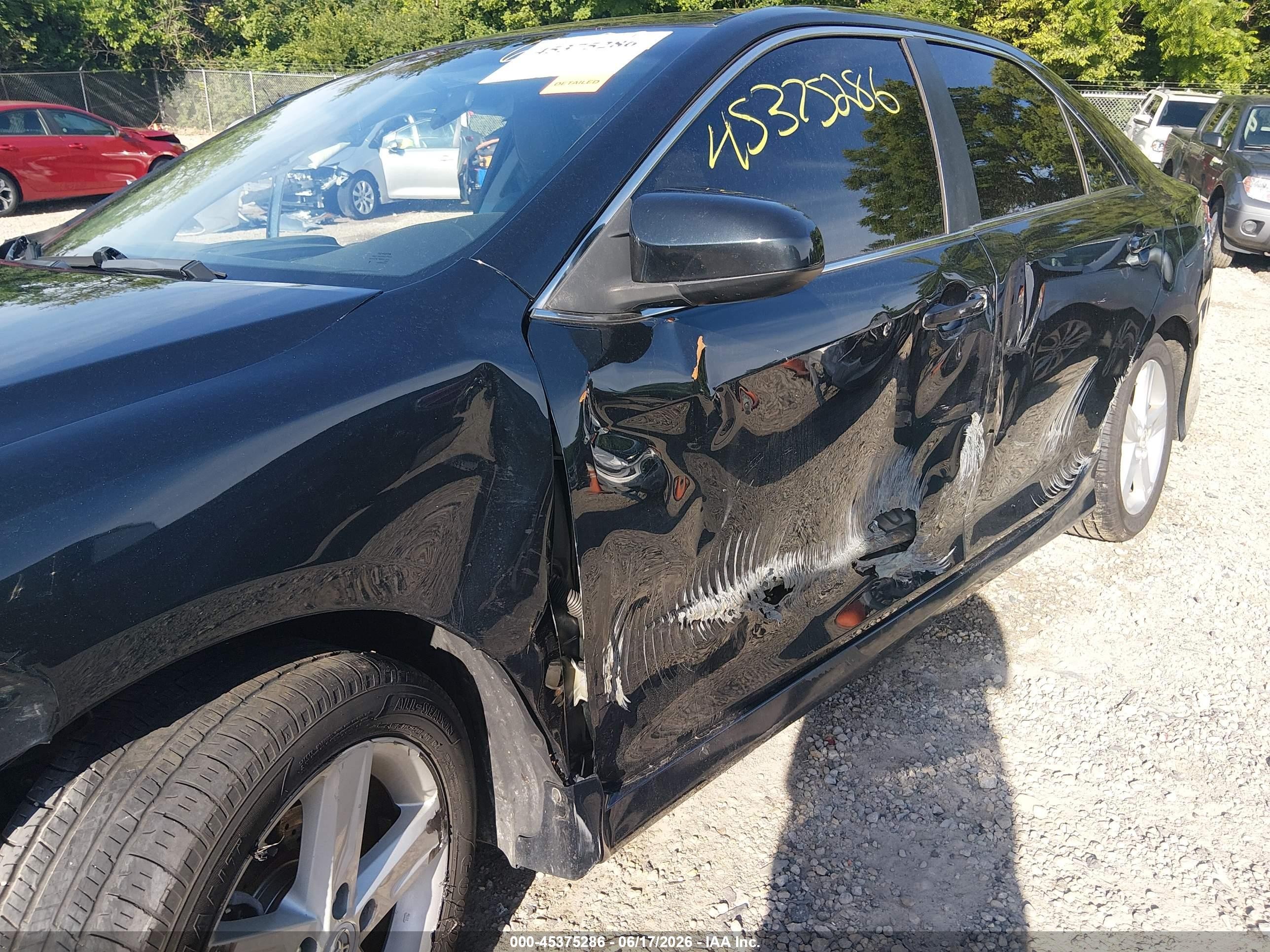 2012 Toyota Camry Se Black vin: 4T1BF1FK0CU610981