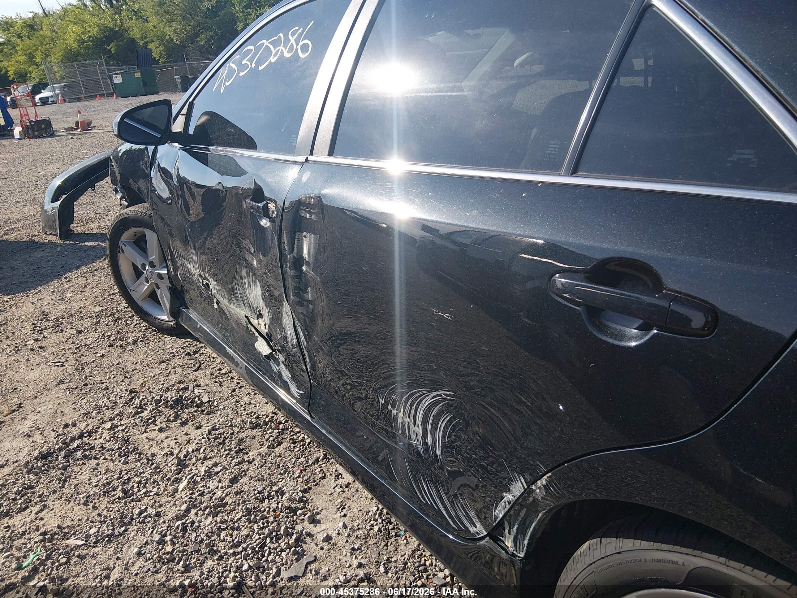 2012 Toyota Camry Se Black vin: 4T1BF1FK0CU610981