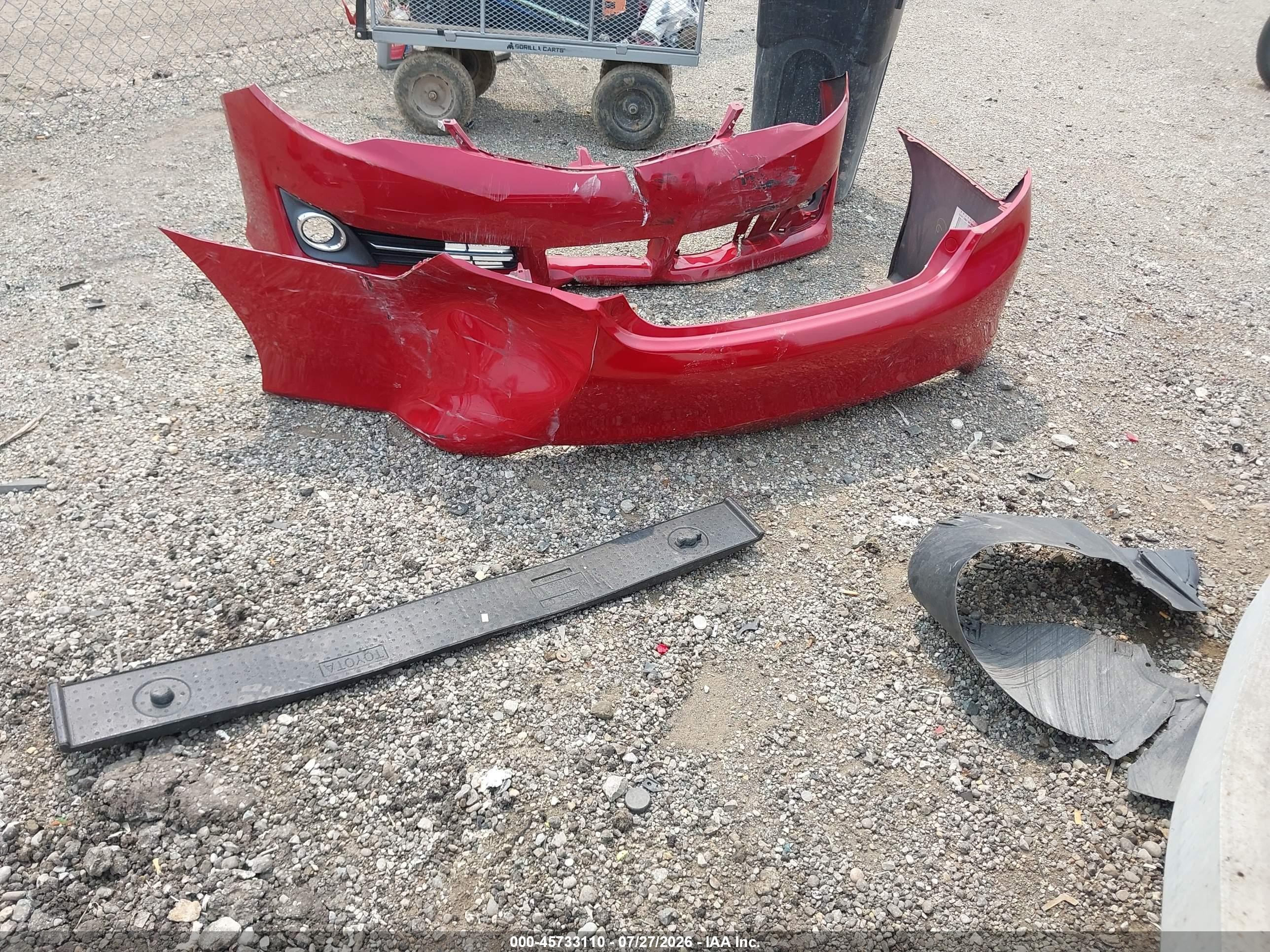 2012 Toyota Camry Se Red vin: 4T1BF1FK0CU615291