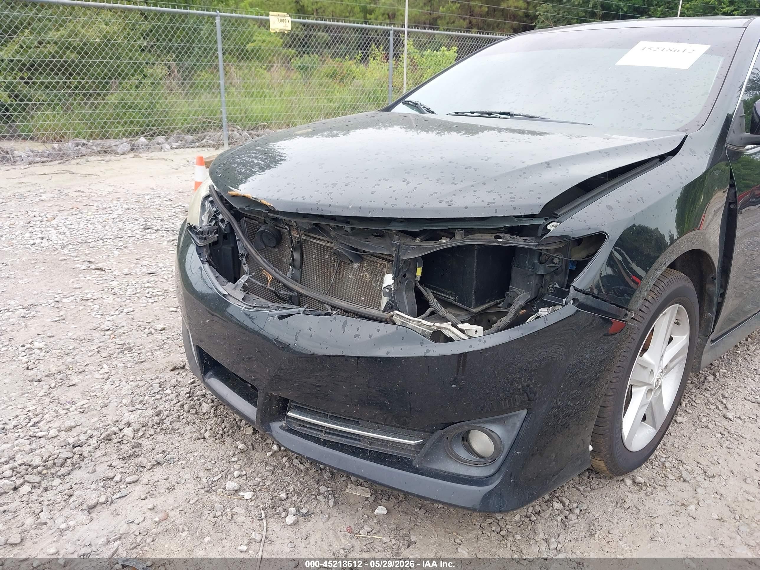 2012 Toyota Camry Se Black vin: 4T1BF1FK0CU616747