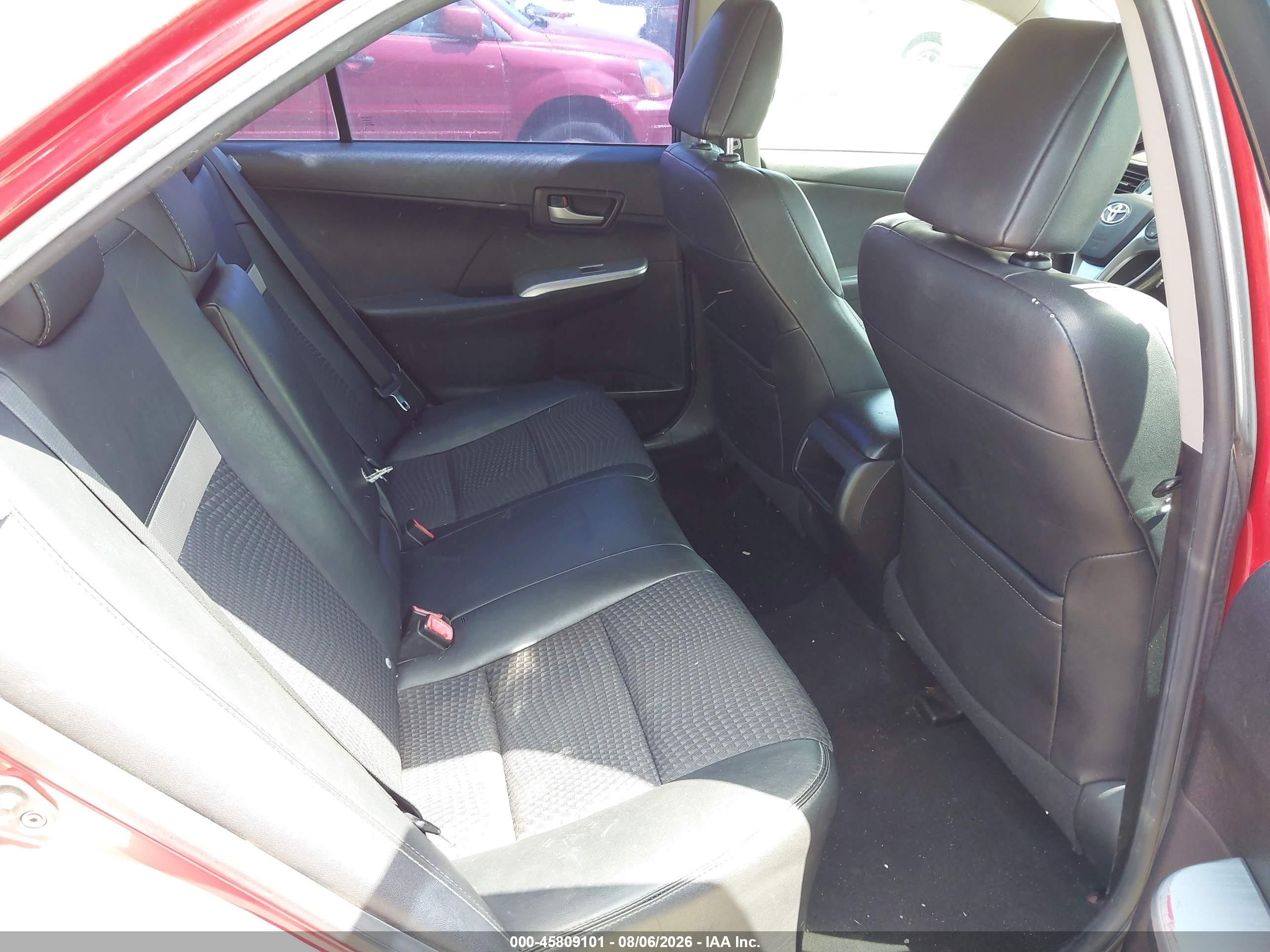 2012 Toyota Camry Se Красный vin: 4T1BF1FK0CU617428