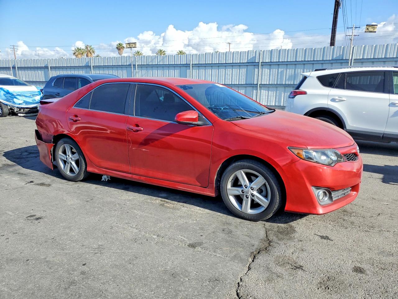 2012 Toyota Camry Se Red vin: 4T1BF1FK0CU618336