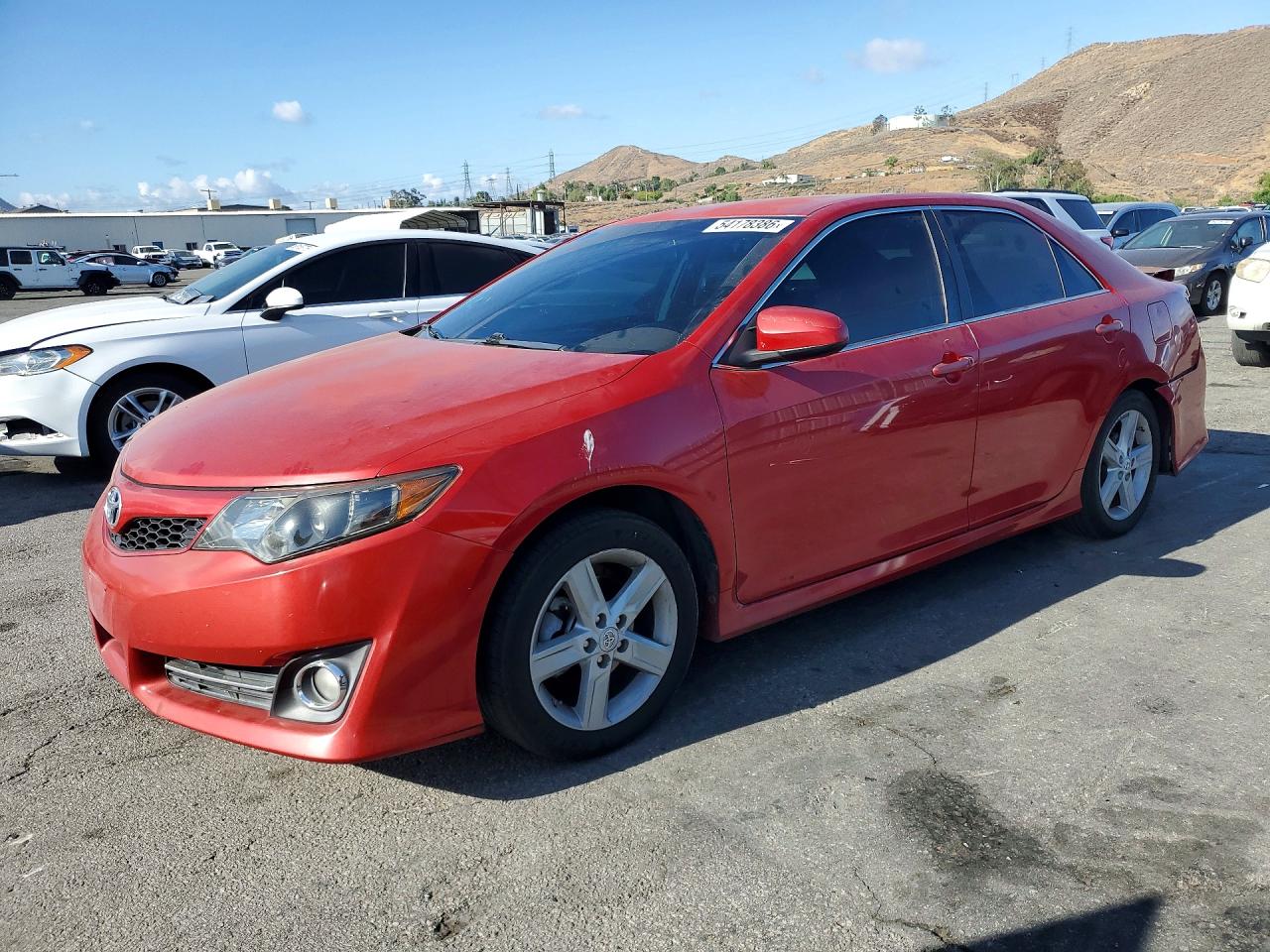 2012 Toyota Camry Se Red vin: 4T1BF1FK0CU618336