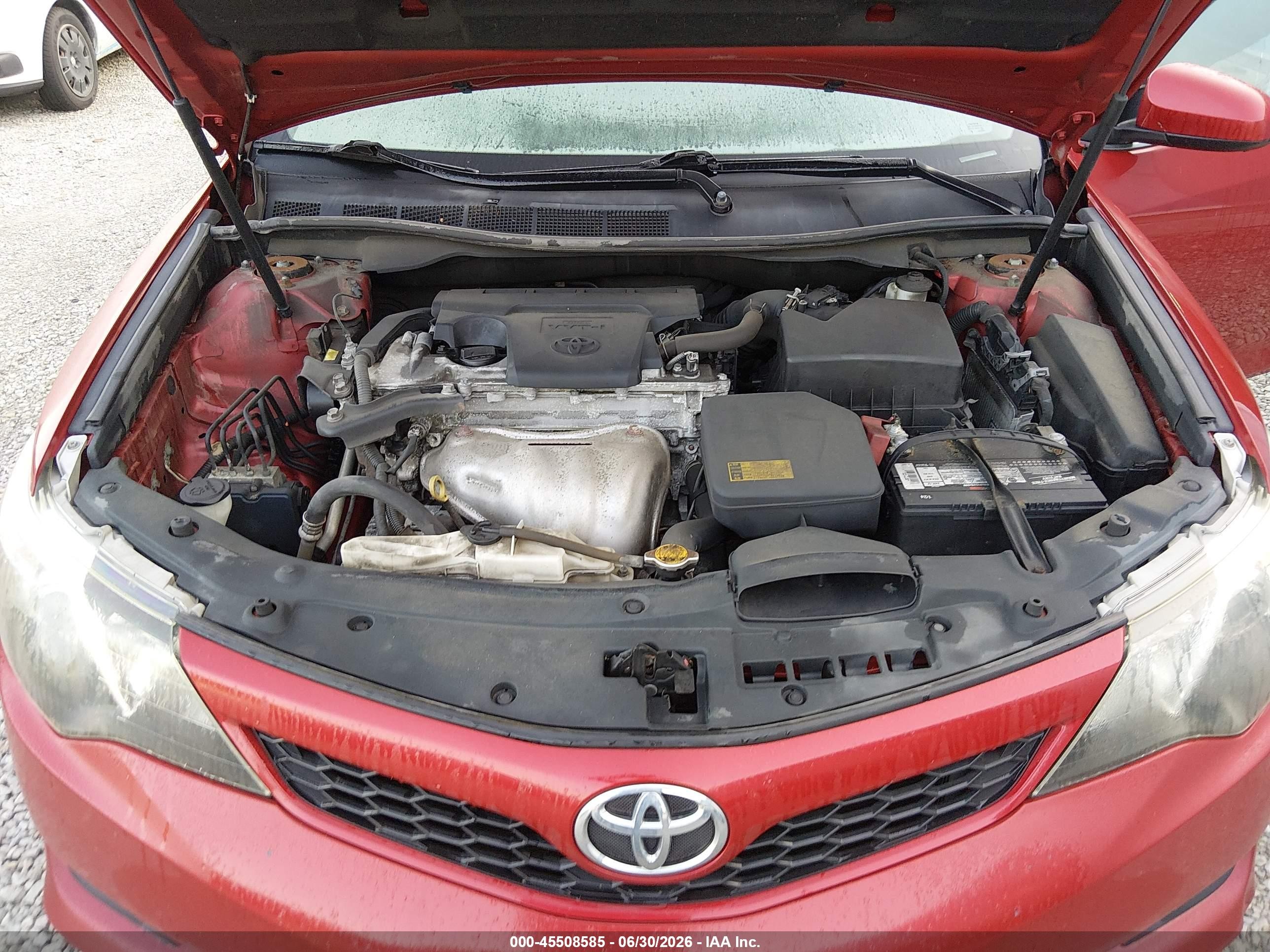 2012 Toyota Camry Se Красный vin: 4T1BF1FK0CU623553