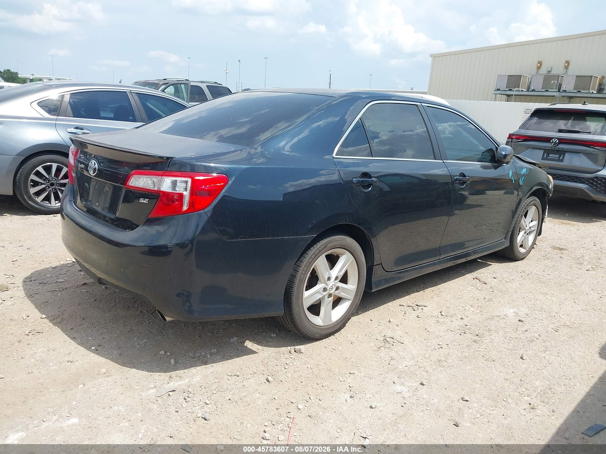 2013 Toyota Camry Se Gray vin: 4T1BF1FK0DU209447