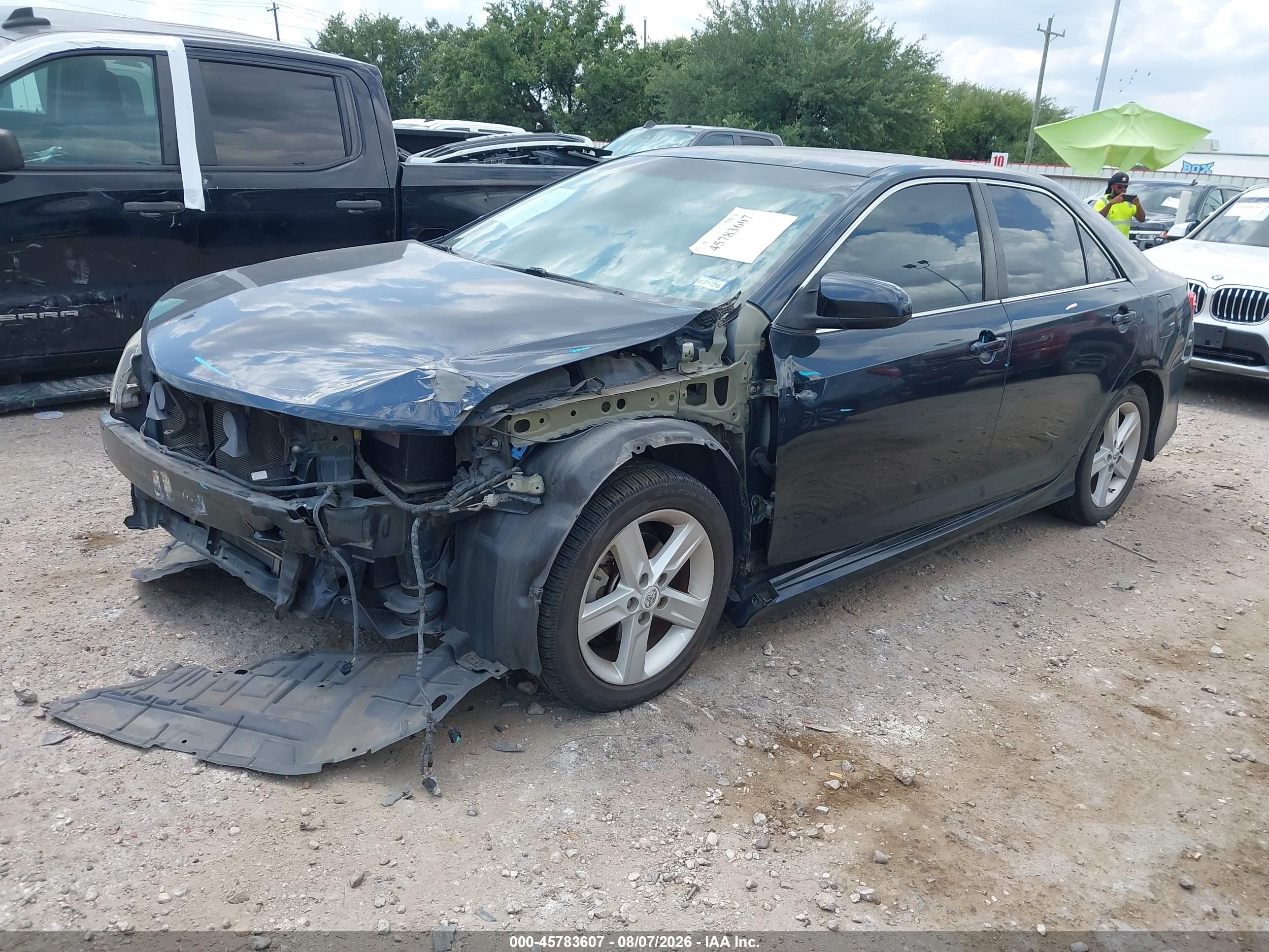 2013 Toyota Camry Se Gray vin: 4T1BF1FK0DU209447