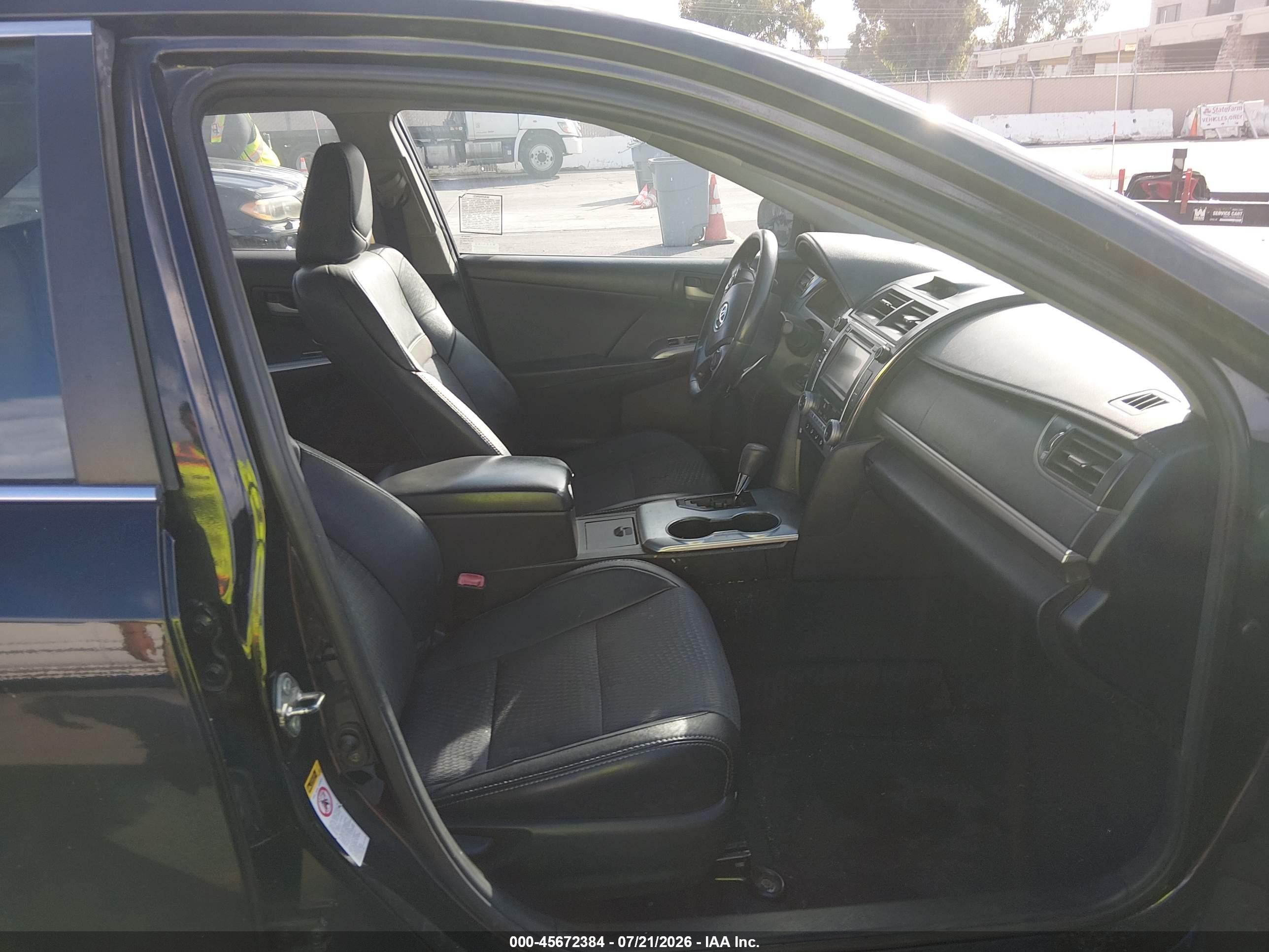 2013 Toyota Camry Se Black vin: 4T1BF1FK0DU215734
