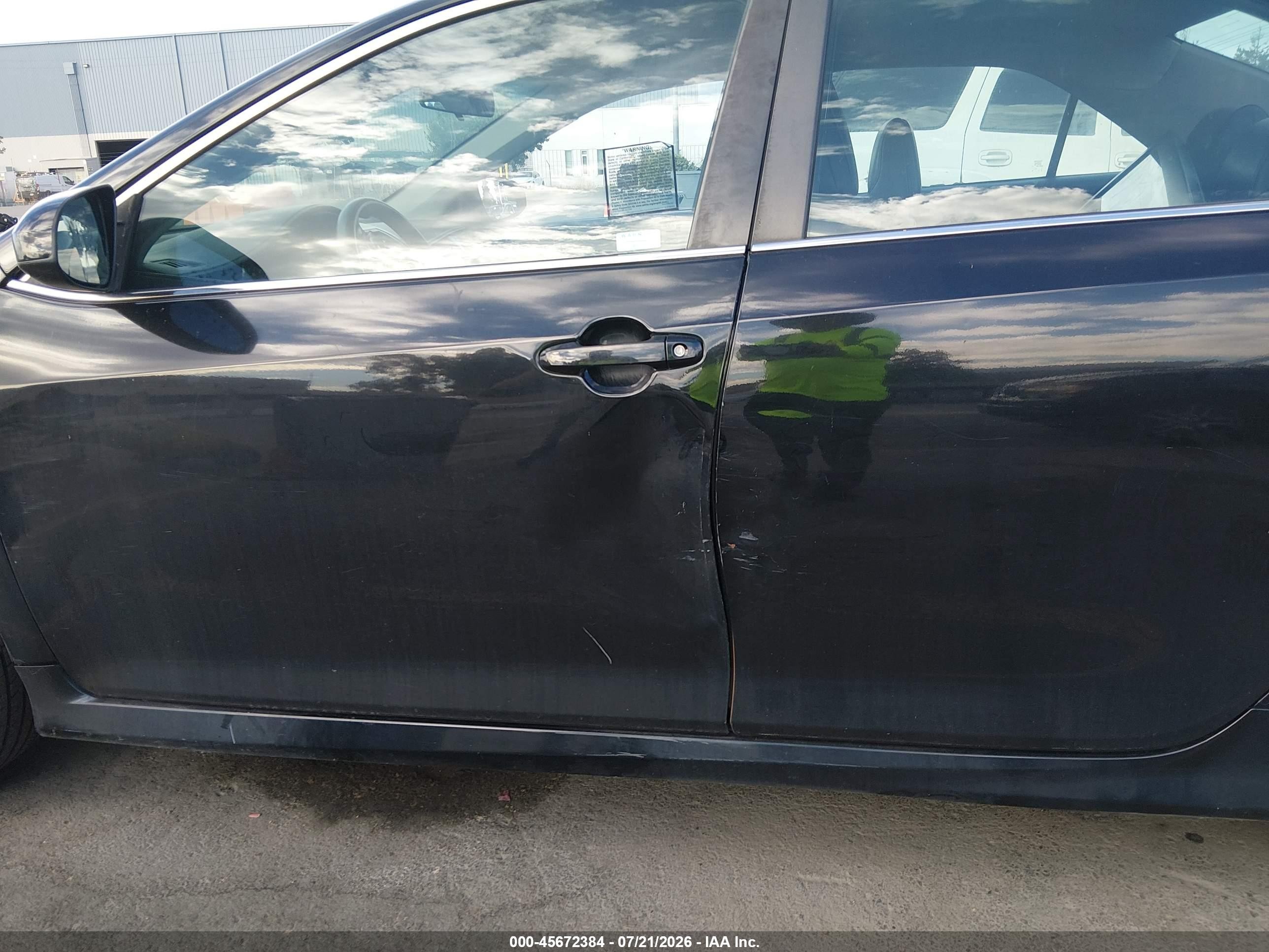 2013 Toyota Camry Se Black vin: 4T1BF1FK0DU215734