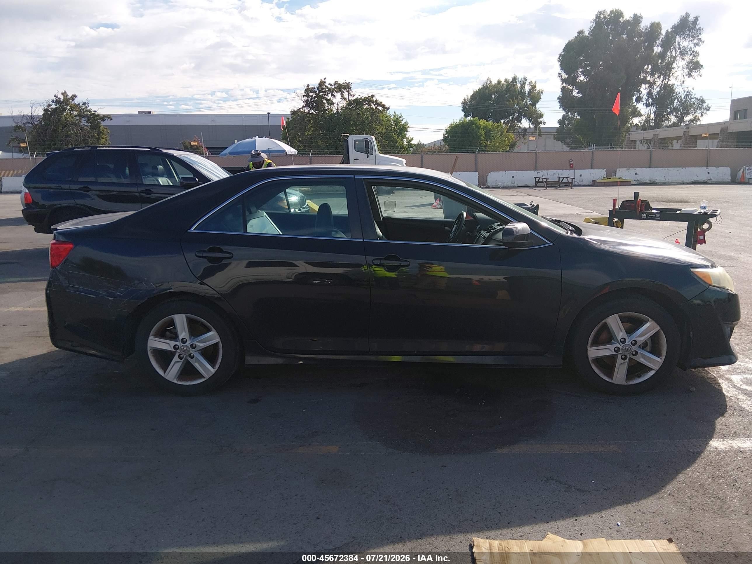 2013 Toyota Camry Se Black vin: 4T1BF1FK0DU215734