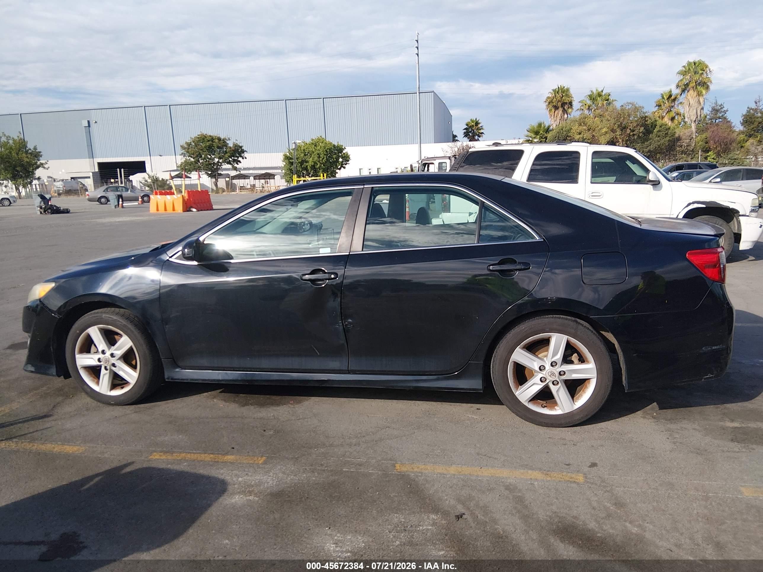 2013 Toyota Camry Se Black vin: 4T1BF1FK0DU215734