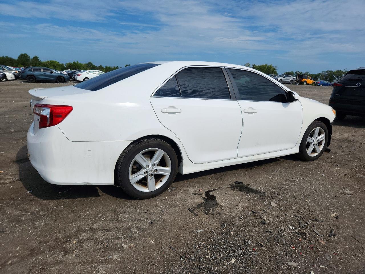 2013 Toyota Camry Se White vin: 4T1BF1FK0DU219072