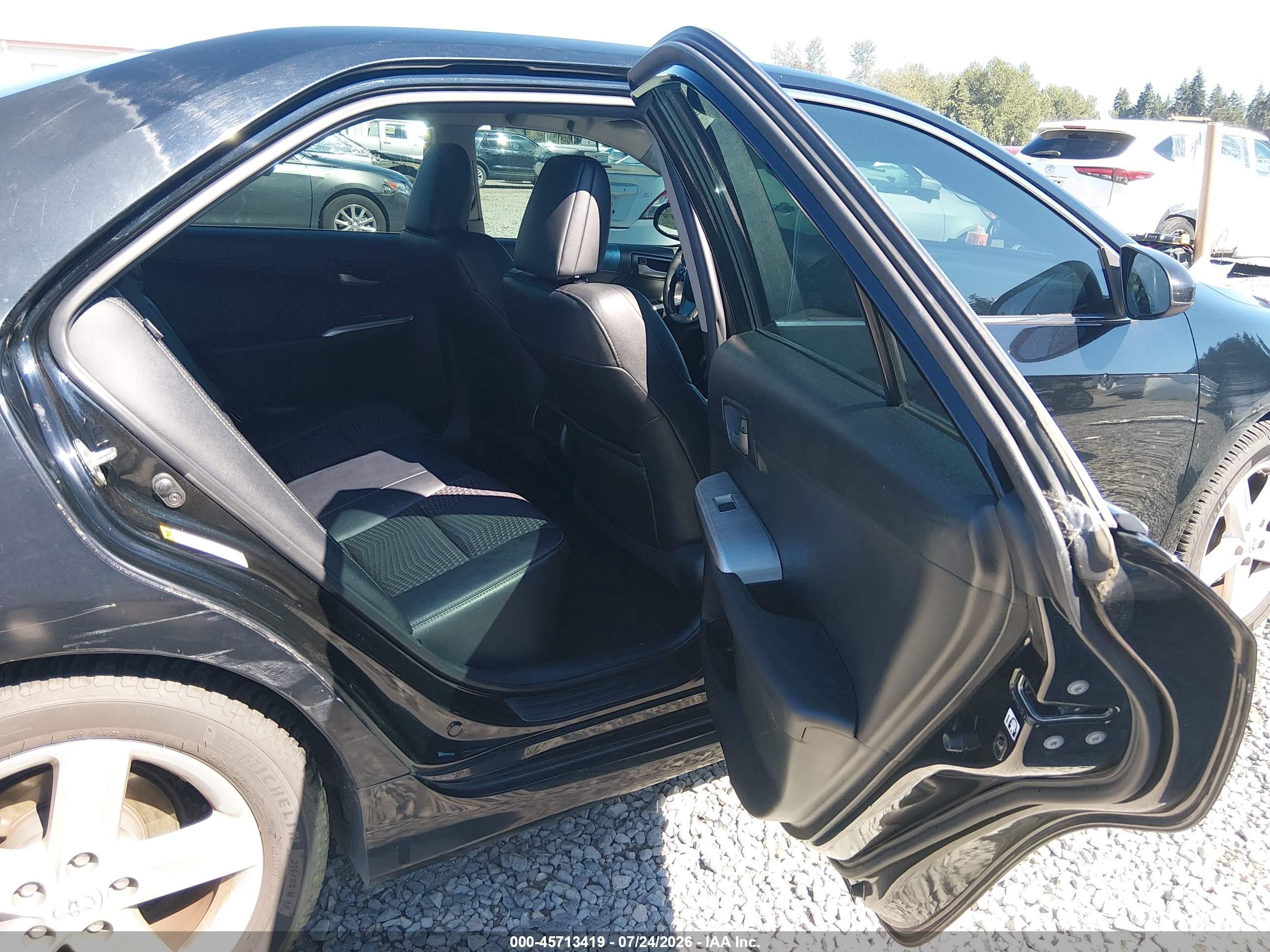 2013 Toyota Camry Se Black vin: 4T1BF1FK0DU222831