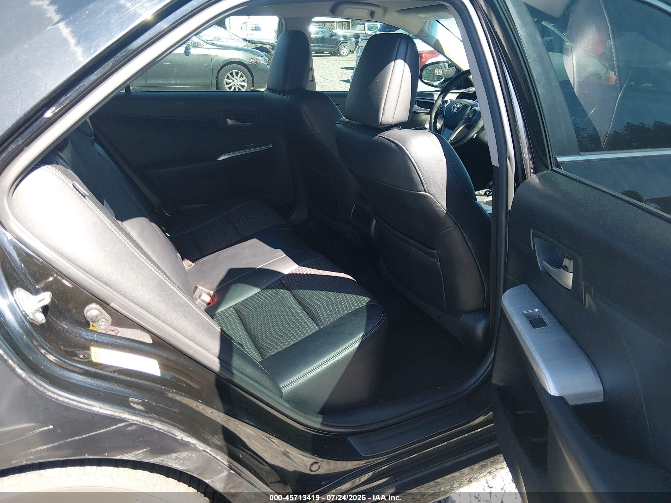 2013 Toyota Camry Se Black vin: 4T1BF1FK0DU222831