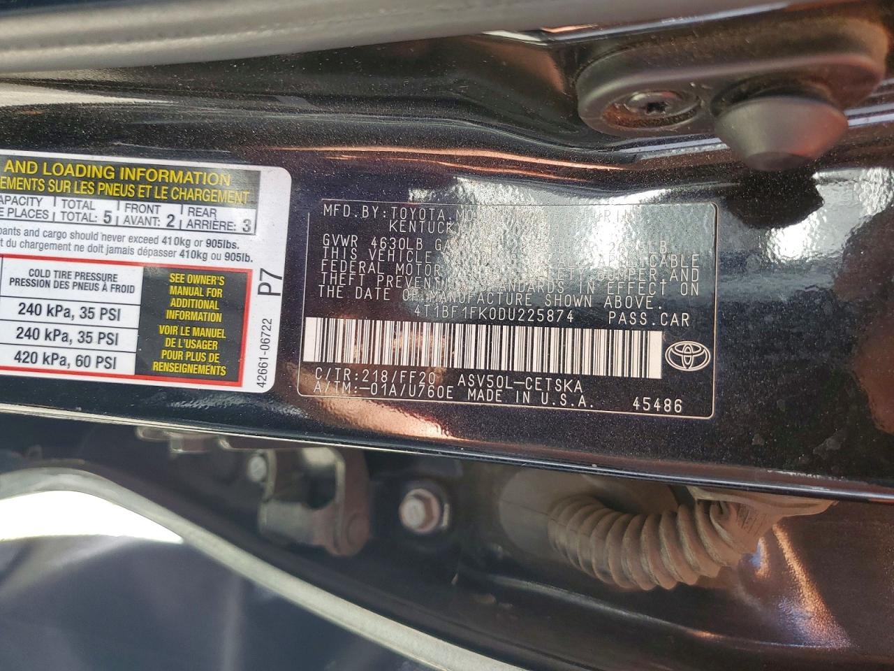2013 Toyota Camry Se Black vin: 4T1BF1FK0DU225874