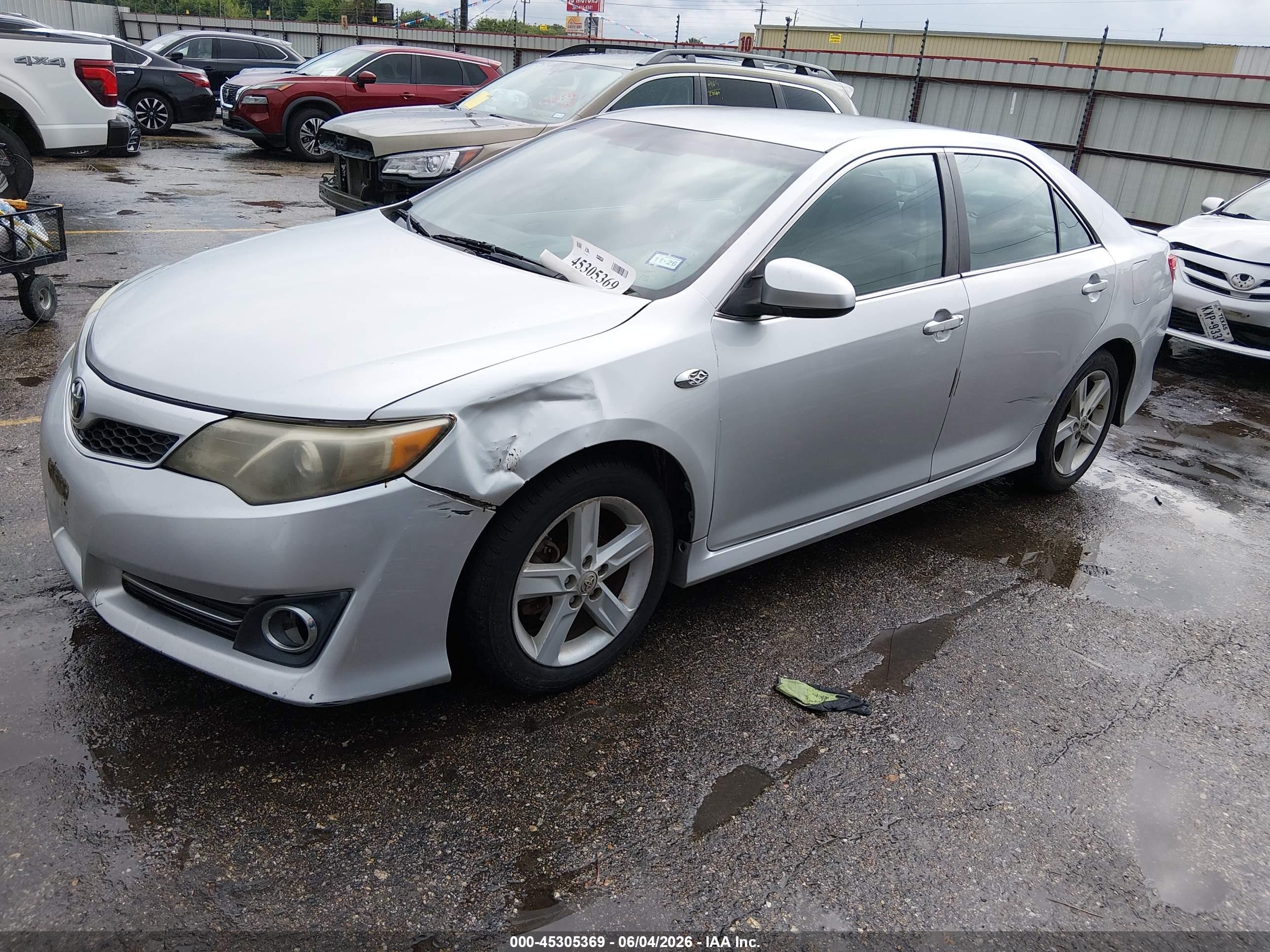 2013 Toyota Camry Se Silver vin: 4T1BF1FK0DU229231