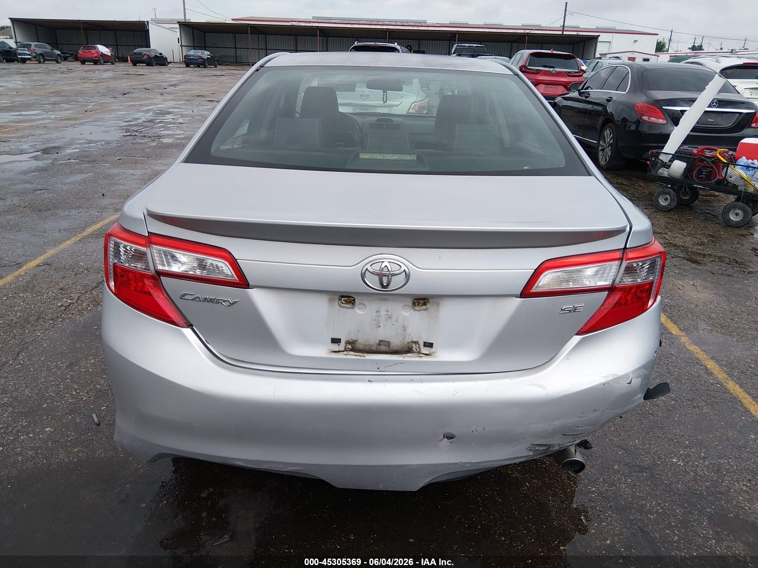 2013 Toyota Camry Se Silver vin: 4T1BF1FK0DU229231