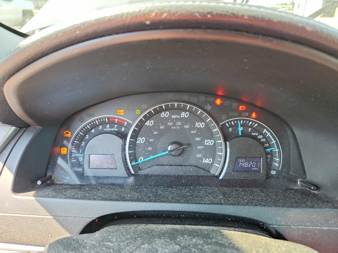 2013 Toyota Camry Le Черный vin: 4T1BF1FK0DU236308