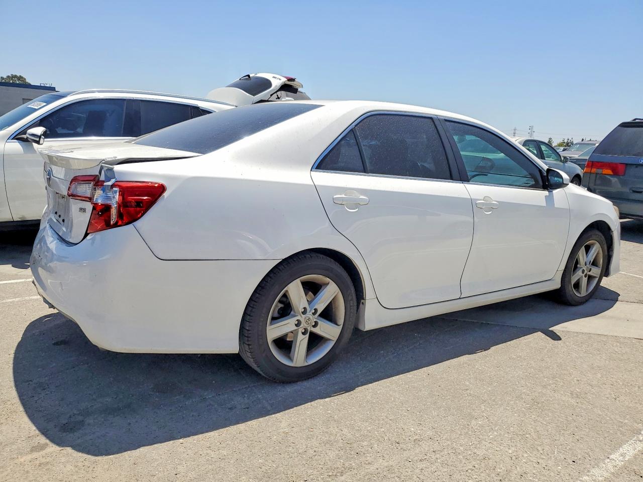 2013 Toyota Camry Se White vin: 4T1BF1FK0DU239094