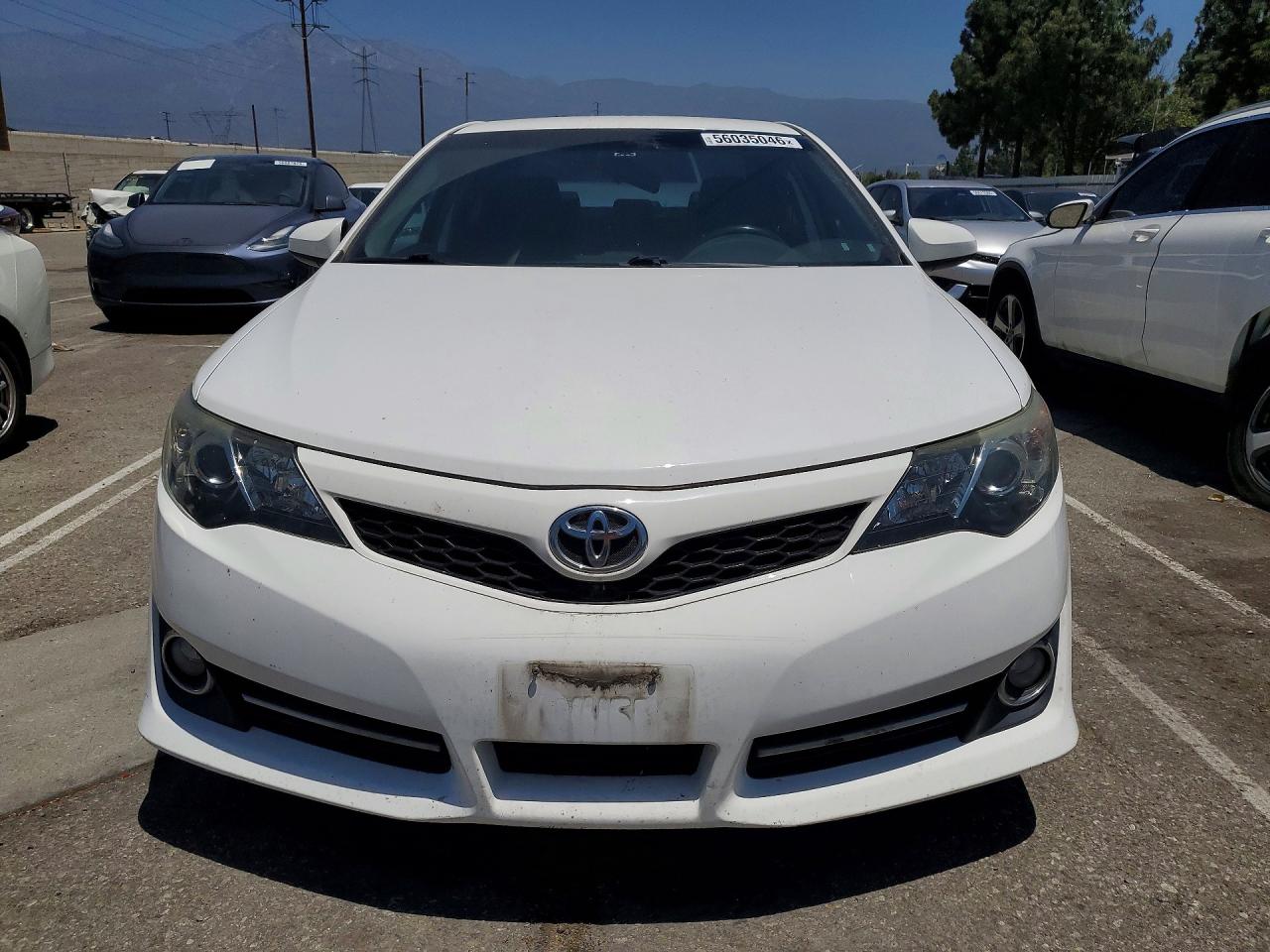 2013 Toyota Camry Se White vin: 4T1BF1FK0DU239094