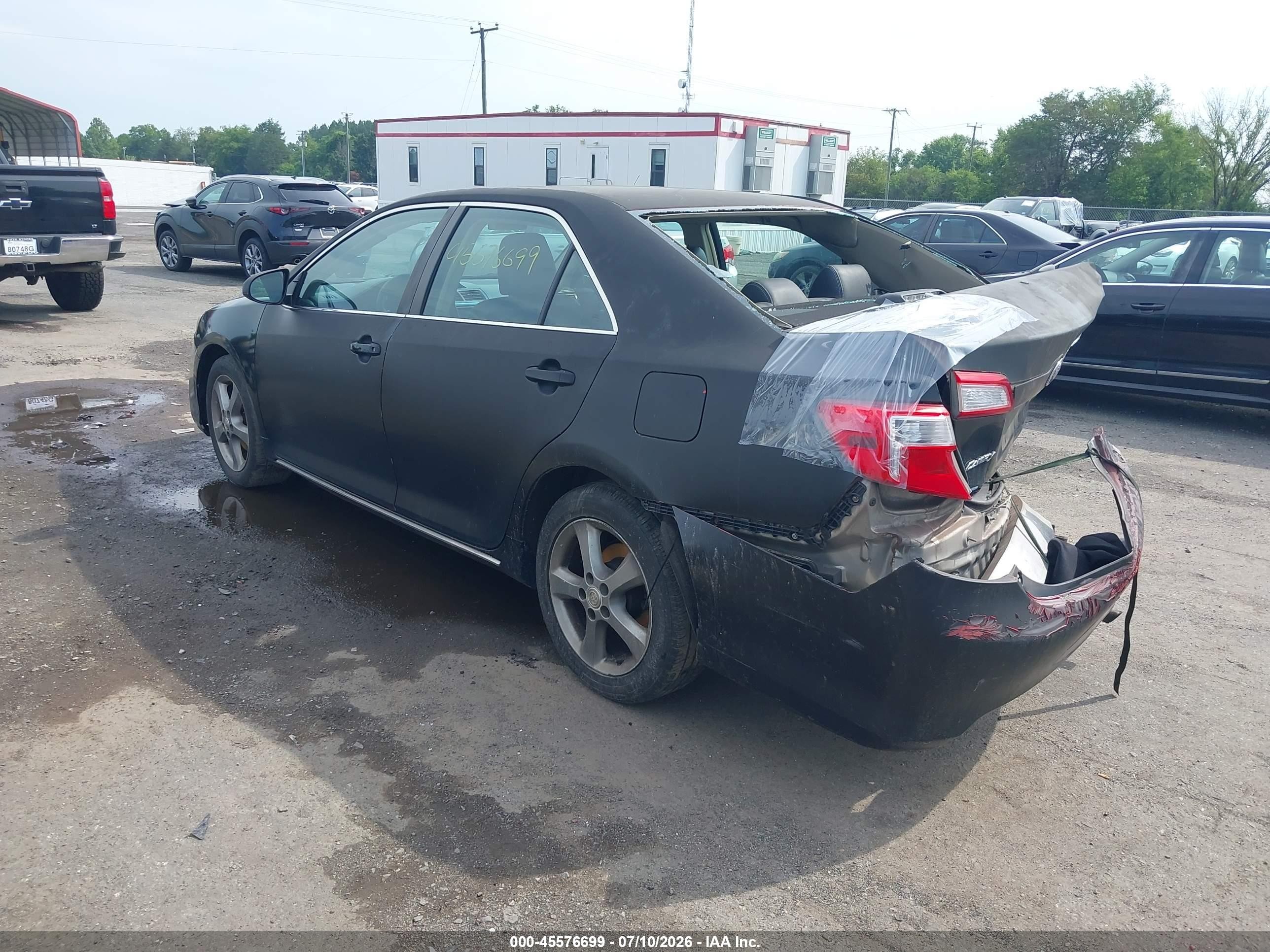 2013 Toyota Camry Le Black vin: 4T1BF1FK0DU243792