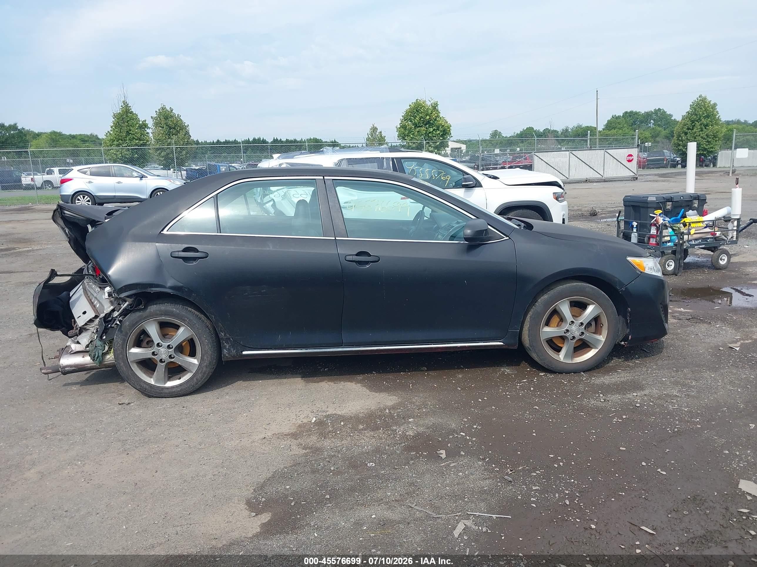 2013 Toyota Camry Le Black vin: 4T1BF1FK0DU243792