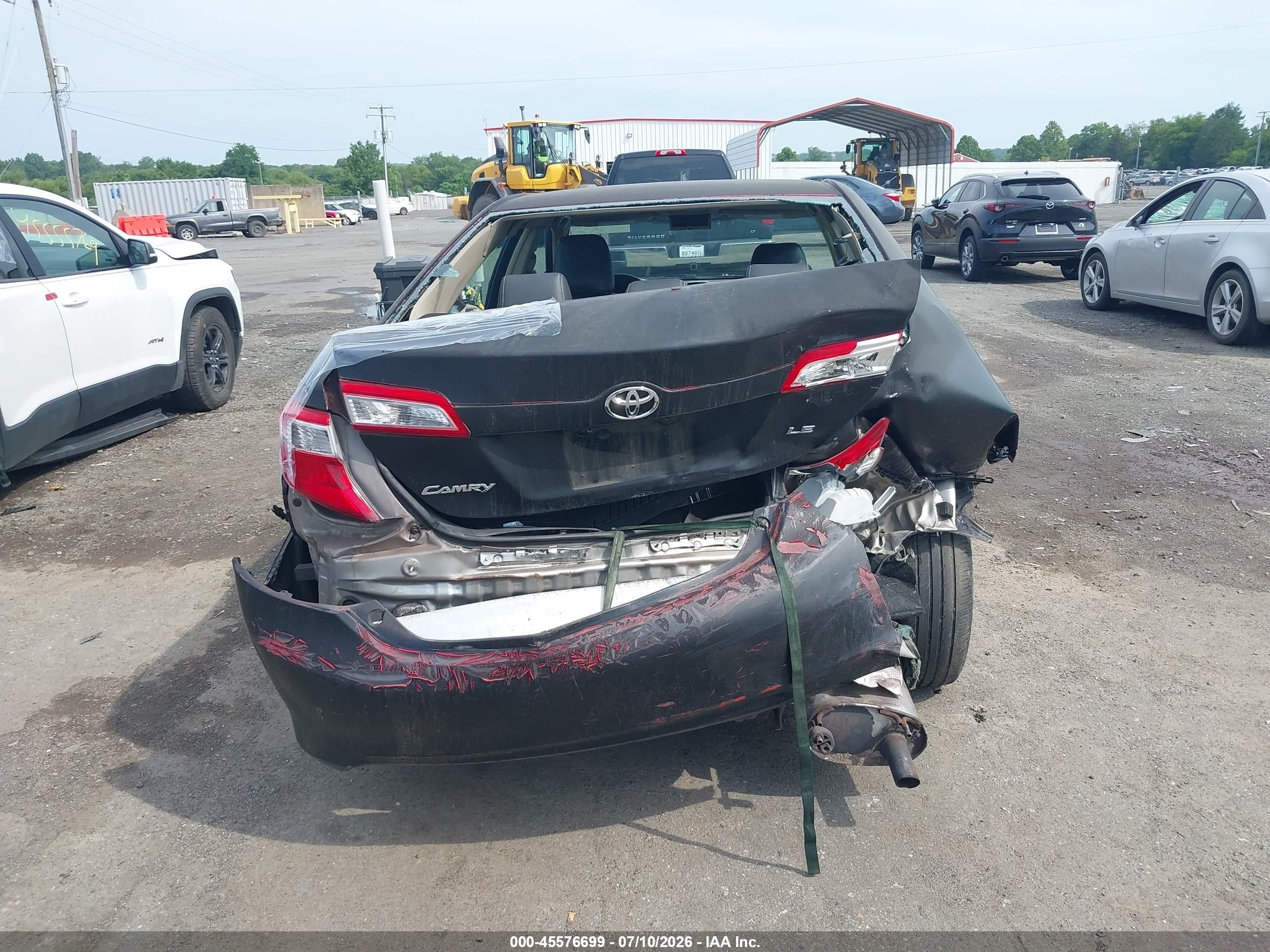 2013 Toyota Camry Le Black vin: 4T1BF1FK0DU243792