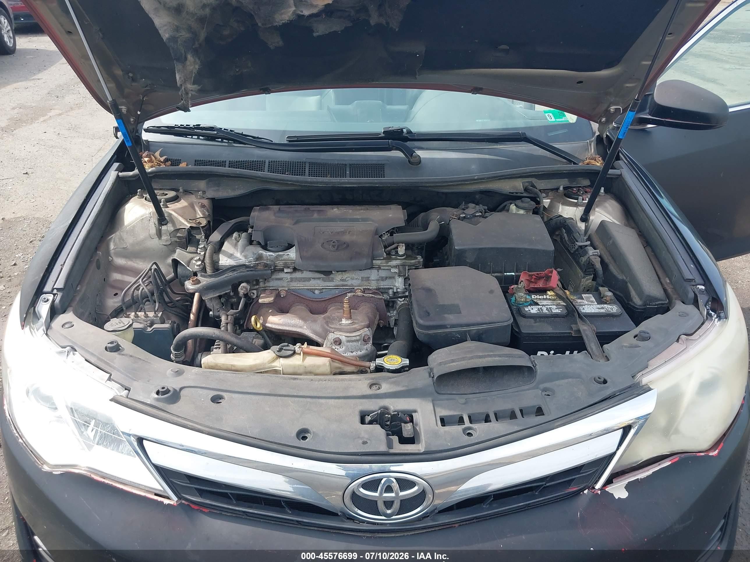 2013 Toyota Camry Le Black vin: 4T1BF1FK0DU243792