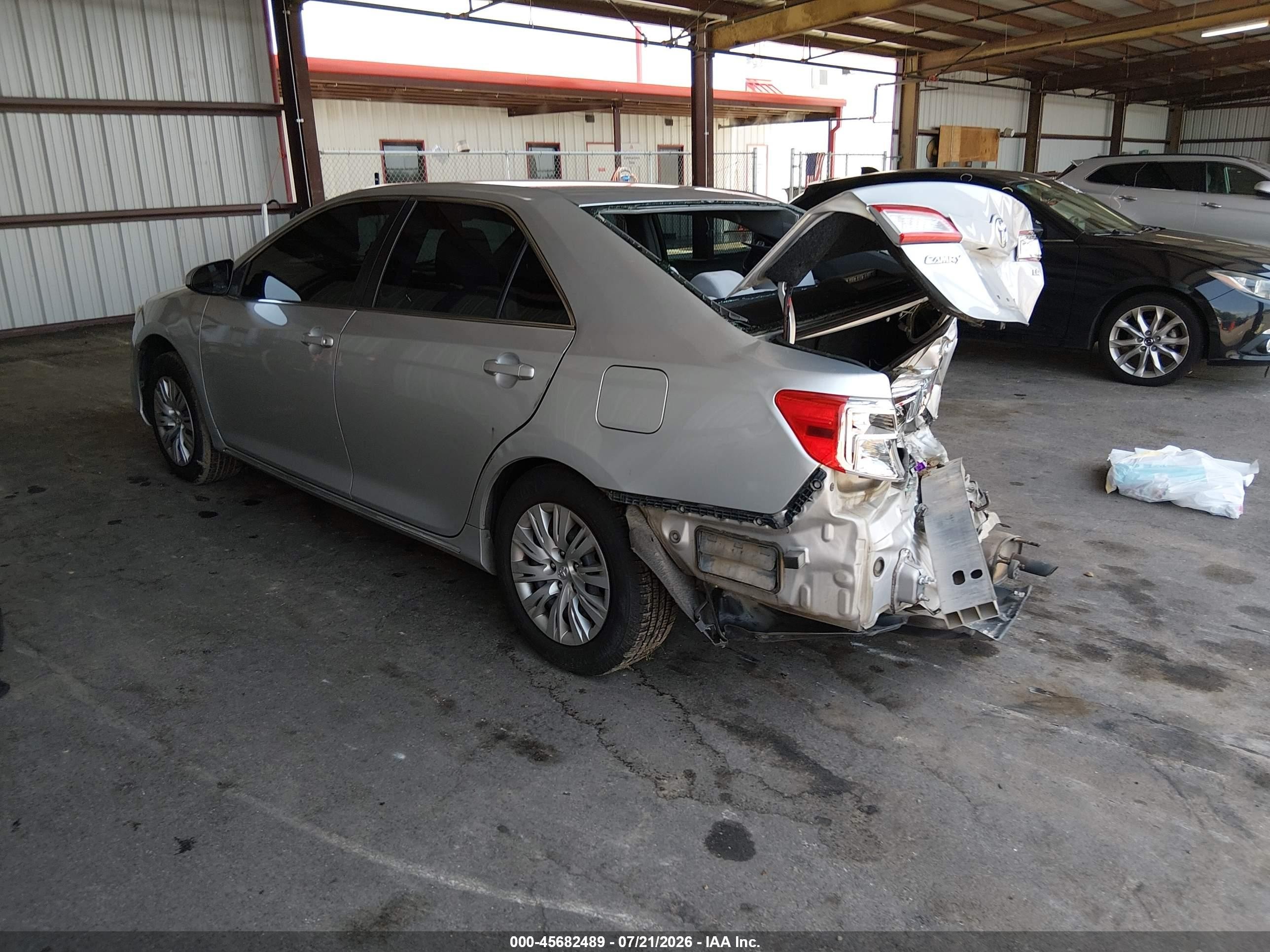 2013 Toyota Camry Le Silver vin: 4T1BF1FK0DU249074