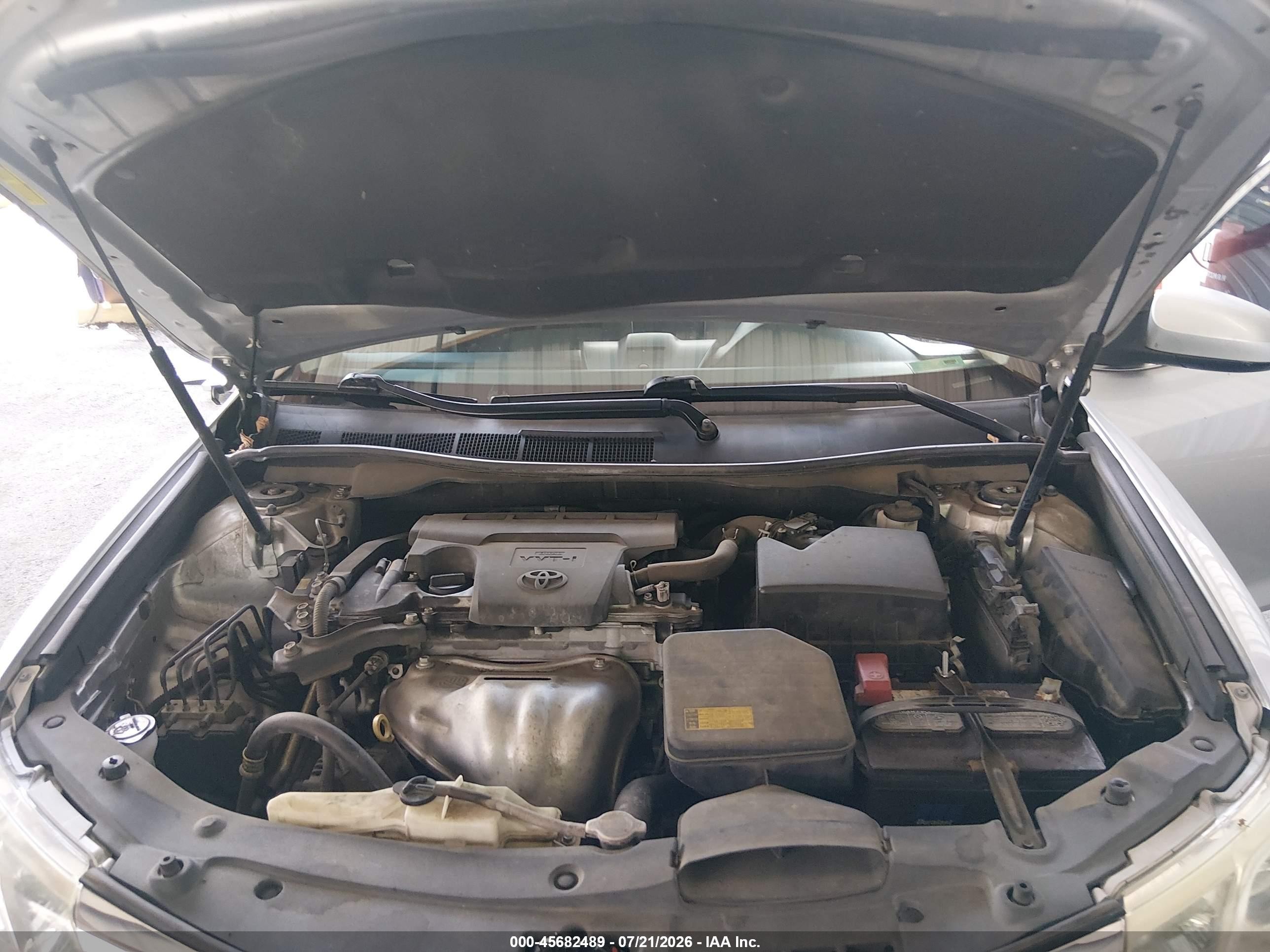 2013 Toyota Camry Le Silver vin: 4T1BF1FK0DU249074