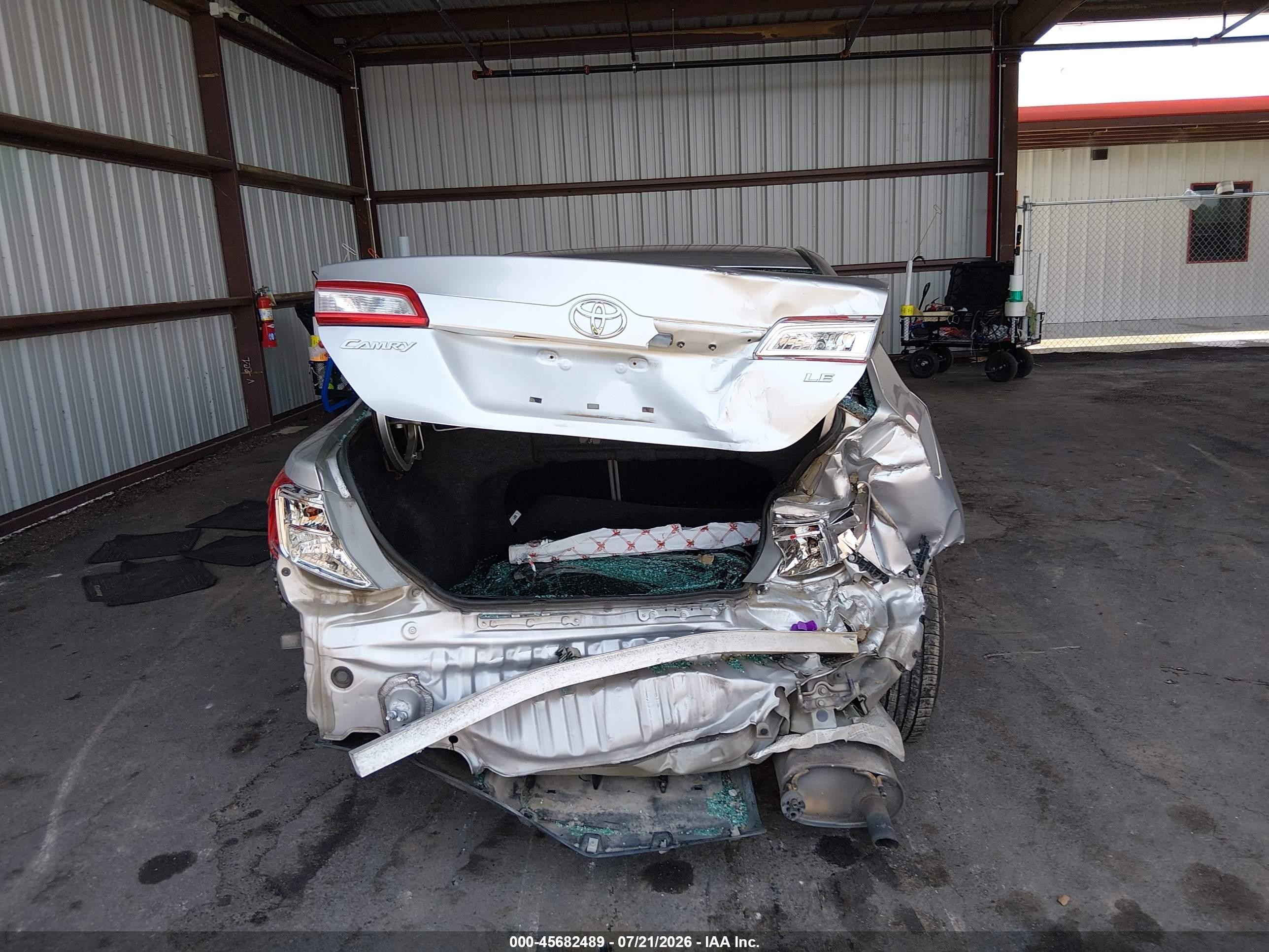 2013 Toyota Camry Le Silver vin: 4T1BF1FK0DU249074