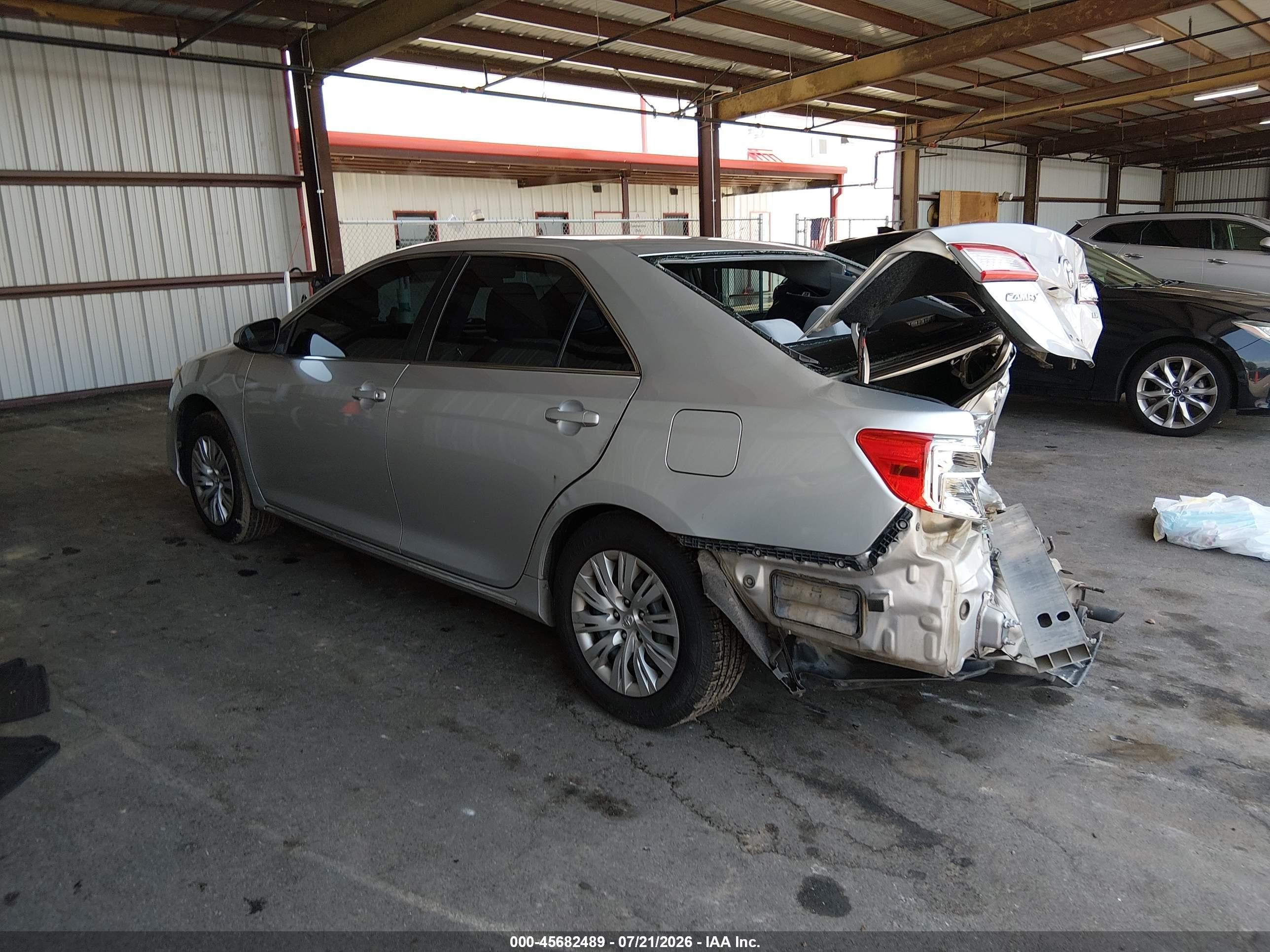 2013 Toyota Camry Le Silver vin: 4T1BF1FK0DU249074