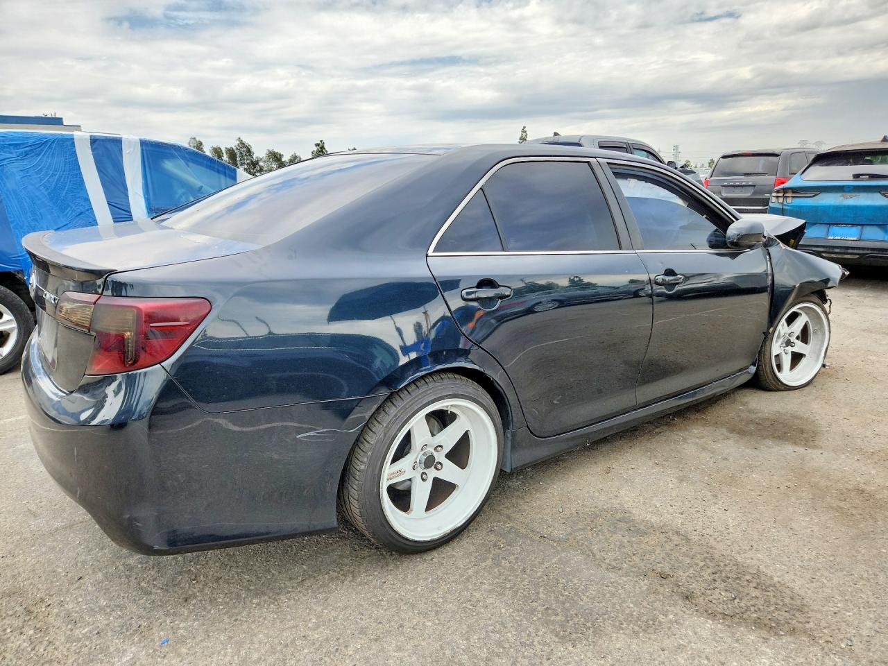 2013 Toyota Camry Se Blue vin: 4T1BF1FK0DU251245