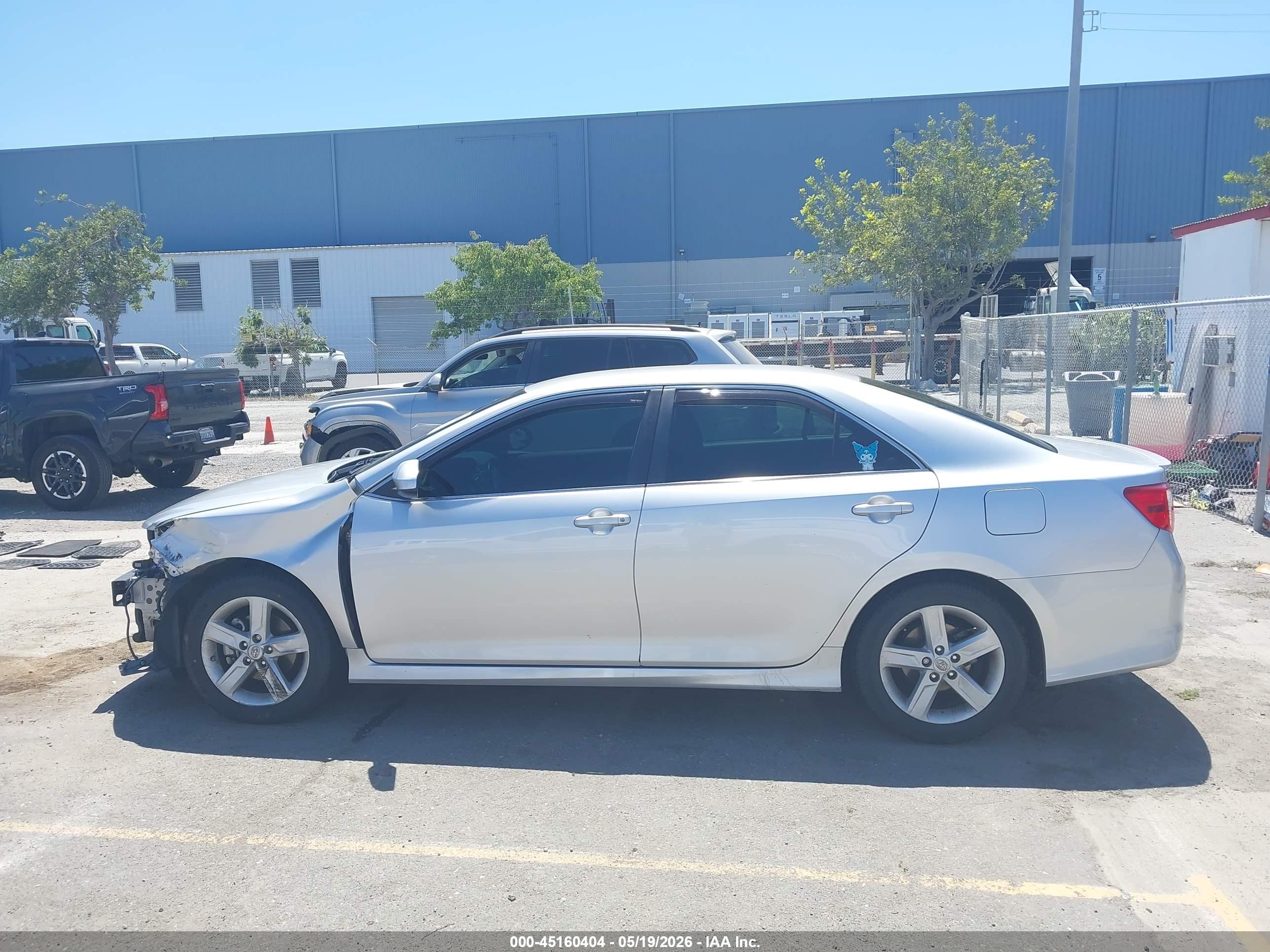 2013 Toyota Camry Se Silver vin: 4T1BF1FK0DU257689