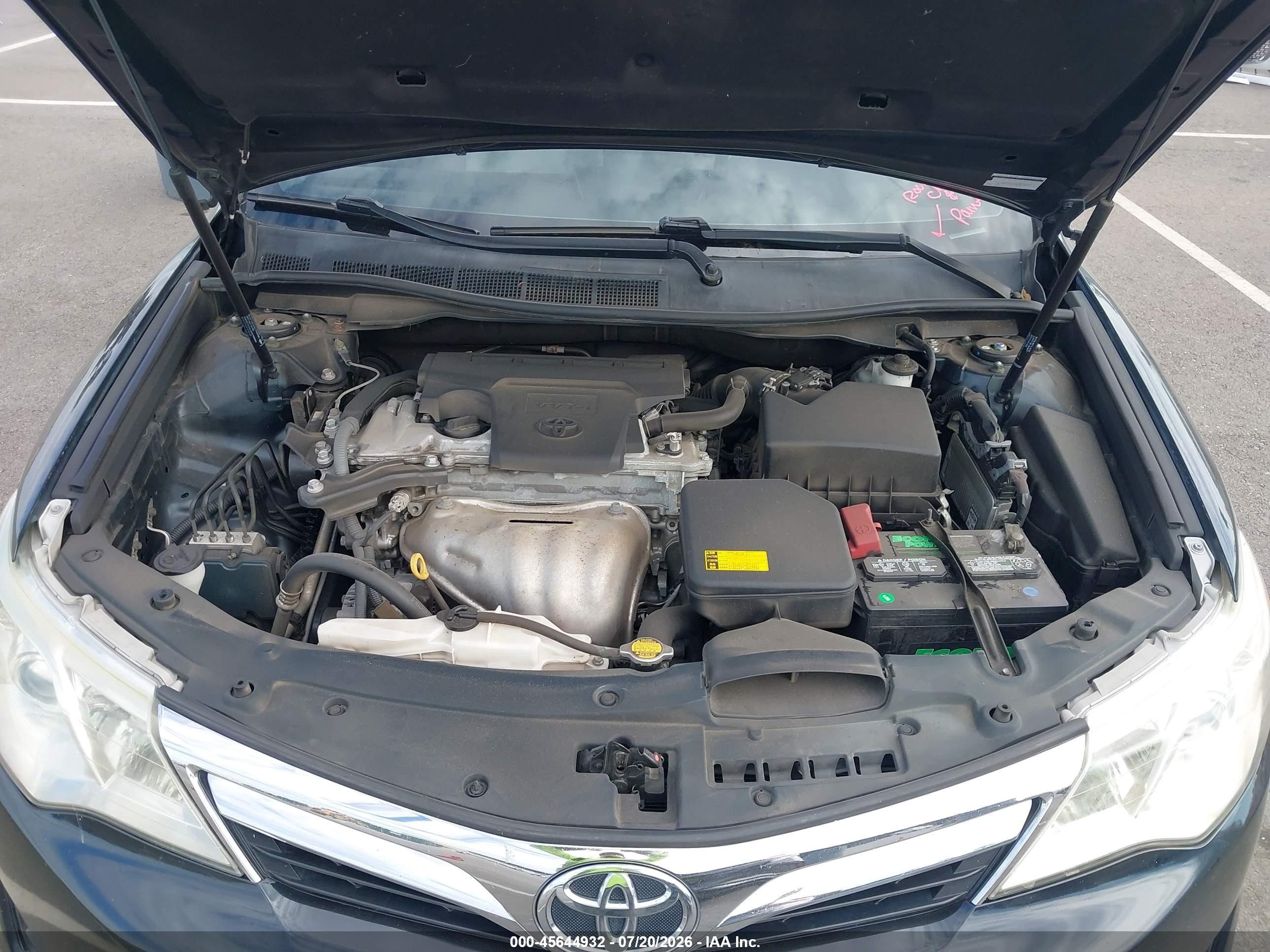 2013 Toyota Camry Le Dark Blue vin: 4T1BF1FK0DU262486