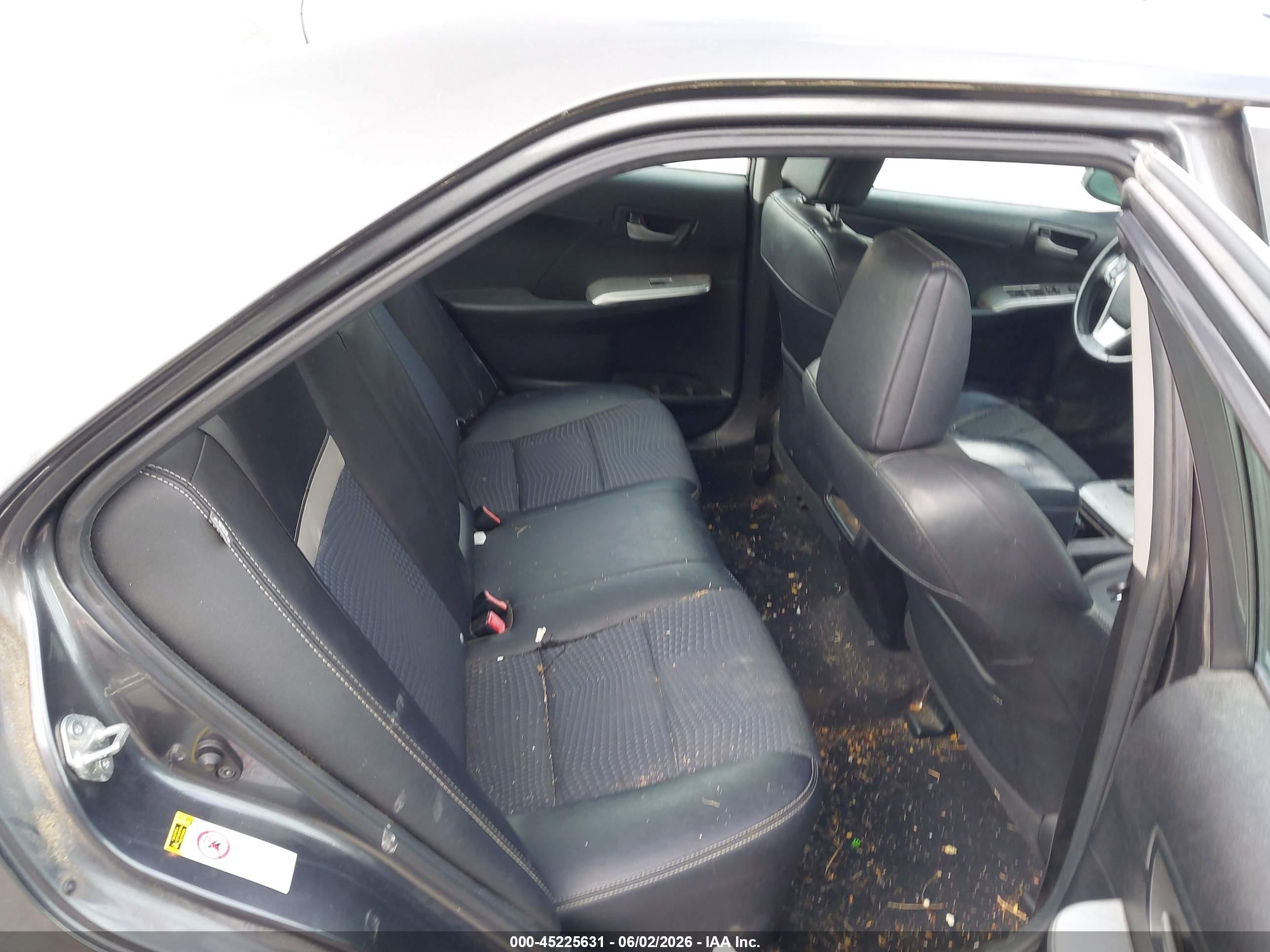 2013 Toyota Camry Se Gray vin: 4T1BF1FK0DU272810