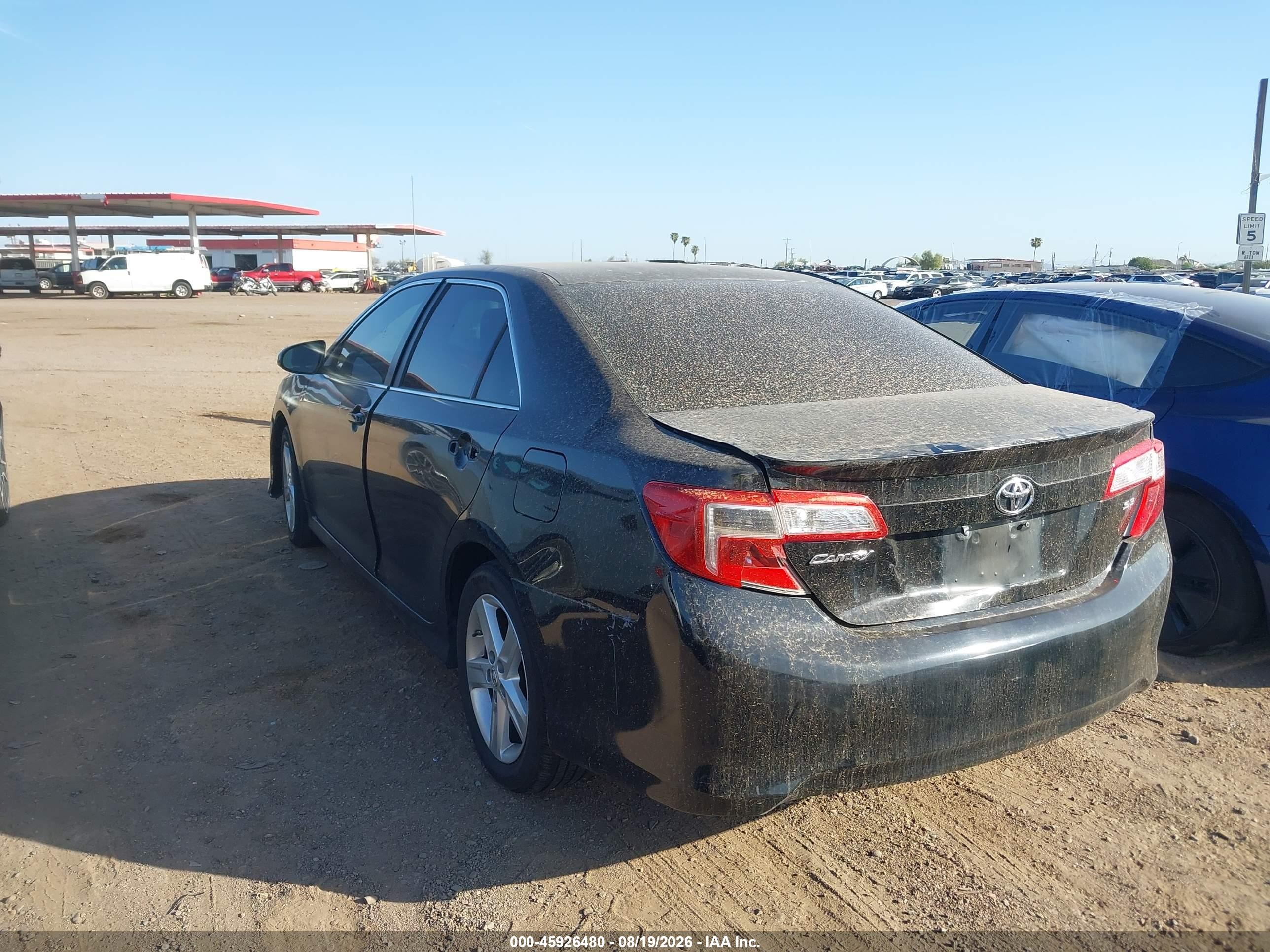 2013 Toyota Camry L/se/le/xle Black vin: 4T1BF1FK0DU281653
