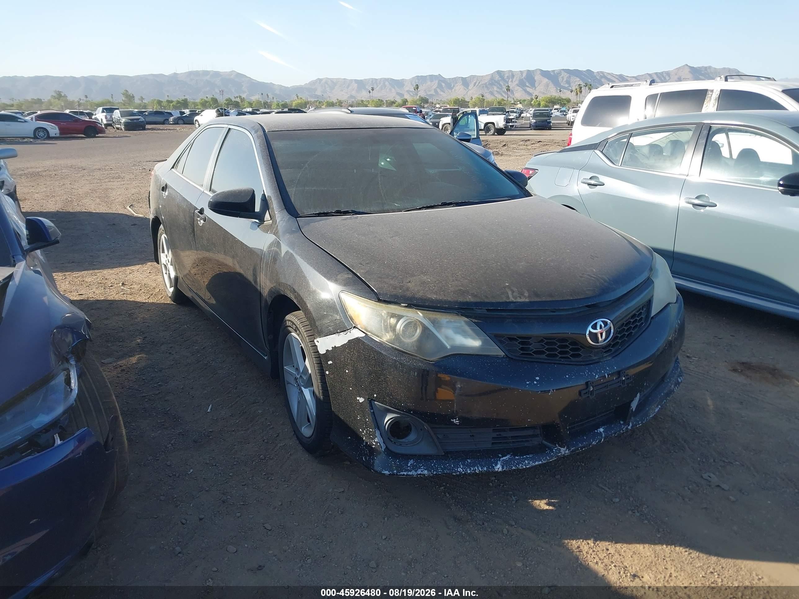 2013 Toyota Camry L/se/le/xle Black vin: 4T1BF1FK0DU281653