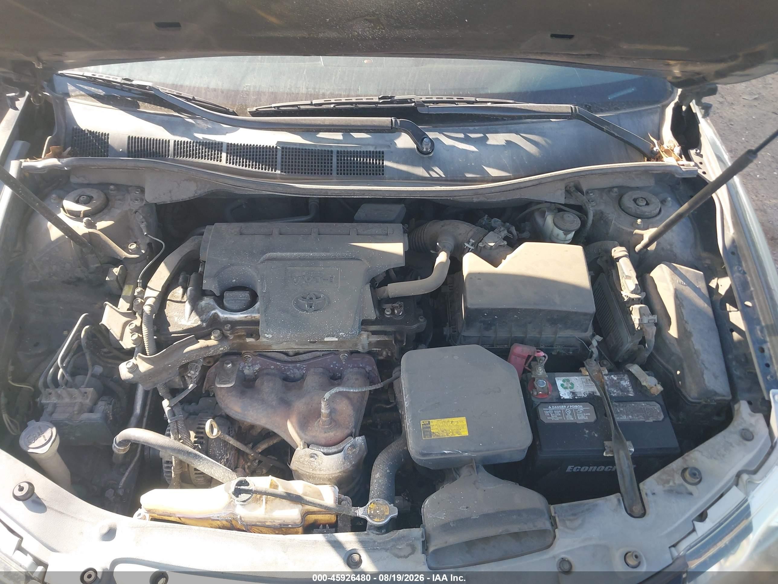 2013 Toyota Camry L/se/le/xle Black vin: 4T1BF1FK0DU281653
