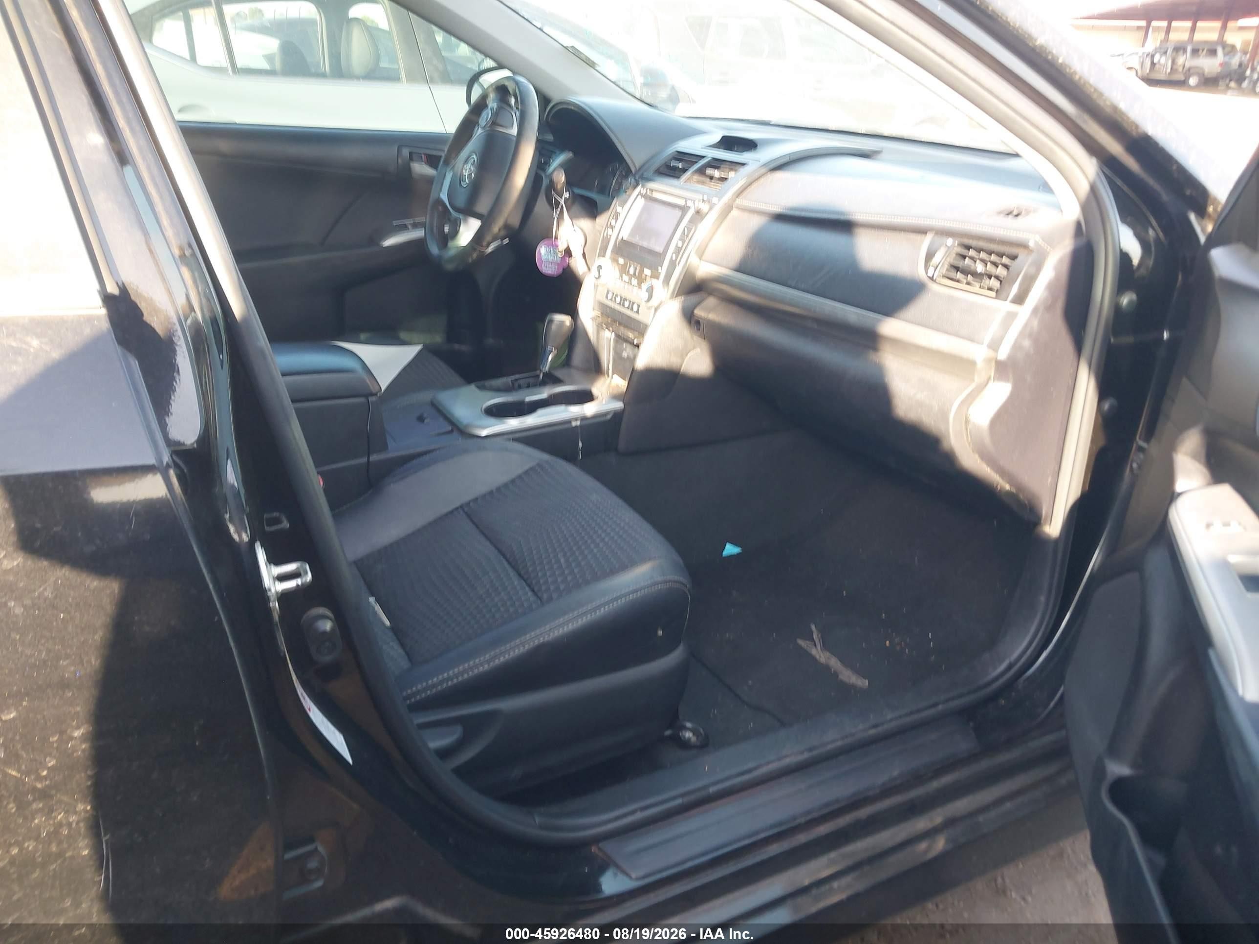 2013 Toyota Camry L/se/le/xle Black vin: 4T1BF1FK0DU281653
