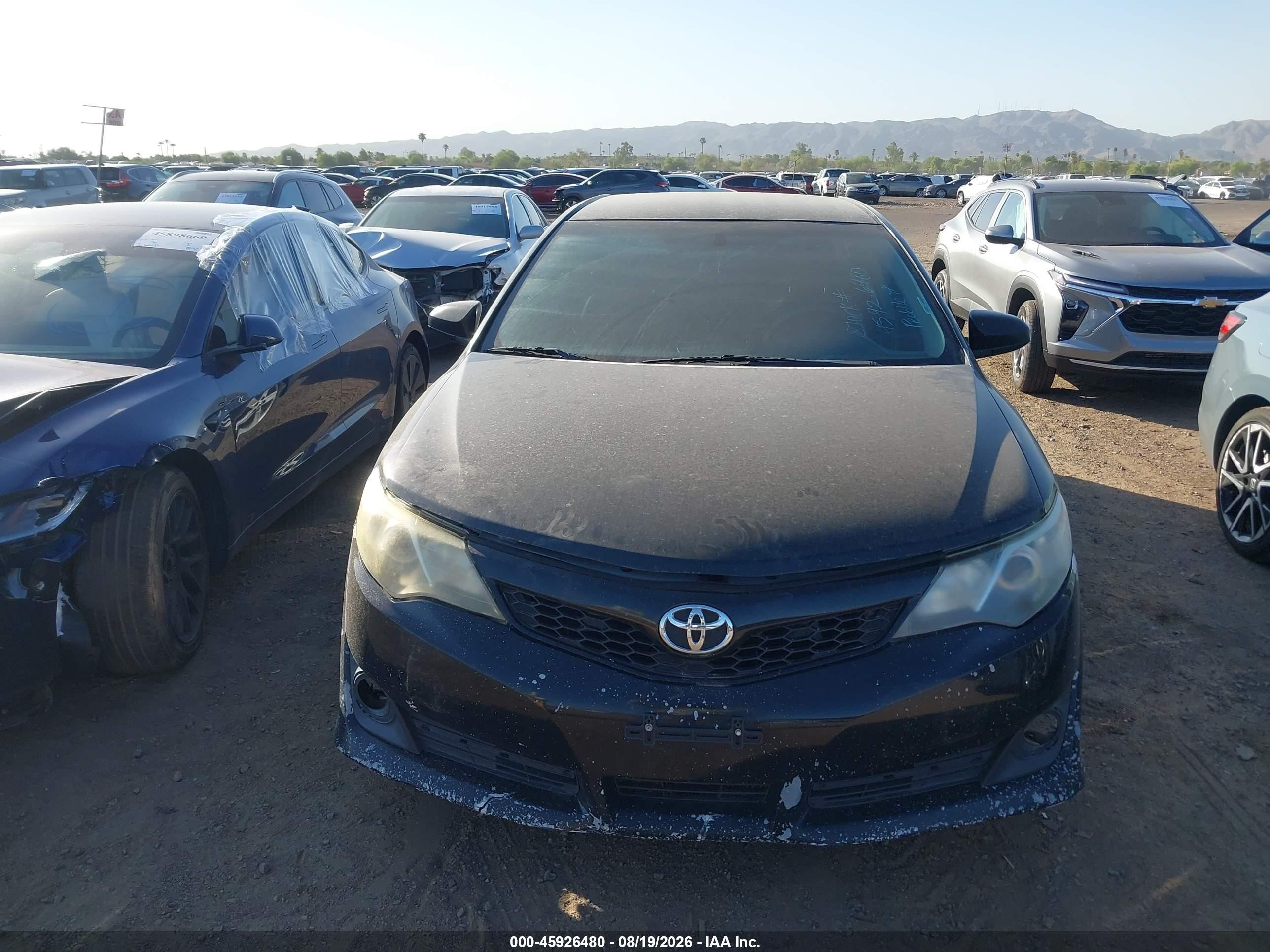 2013 Toyota Camry L/se/le/xle Black vin: 4T1BF1FK0DU281653