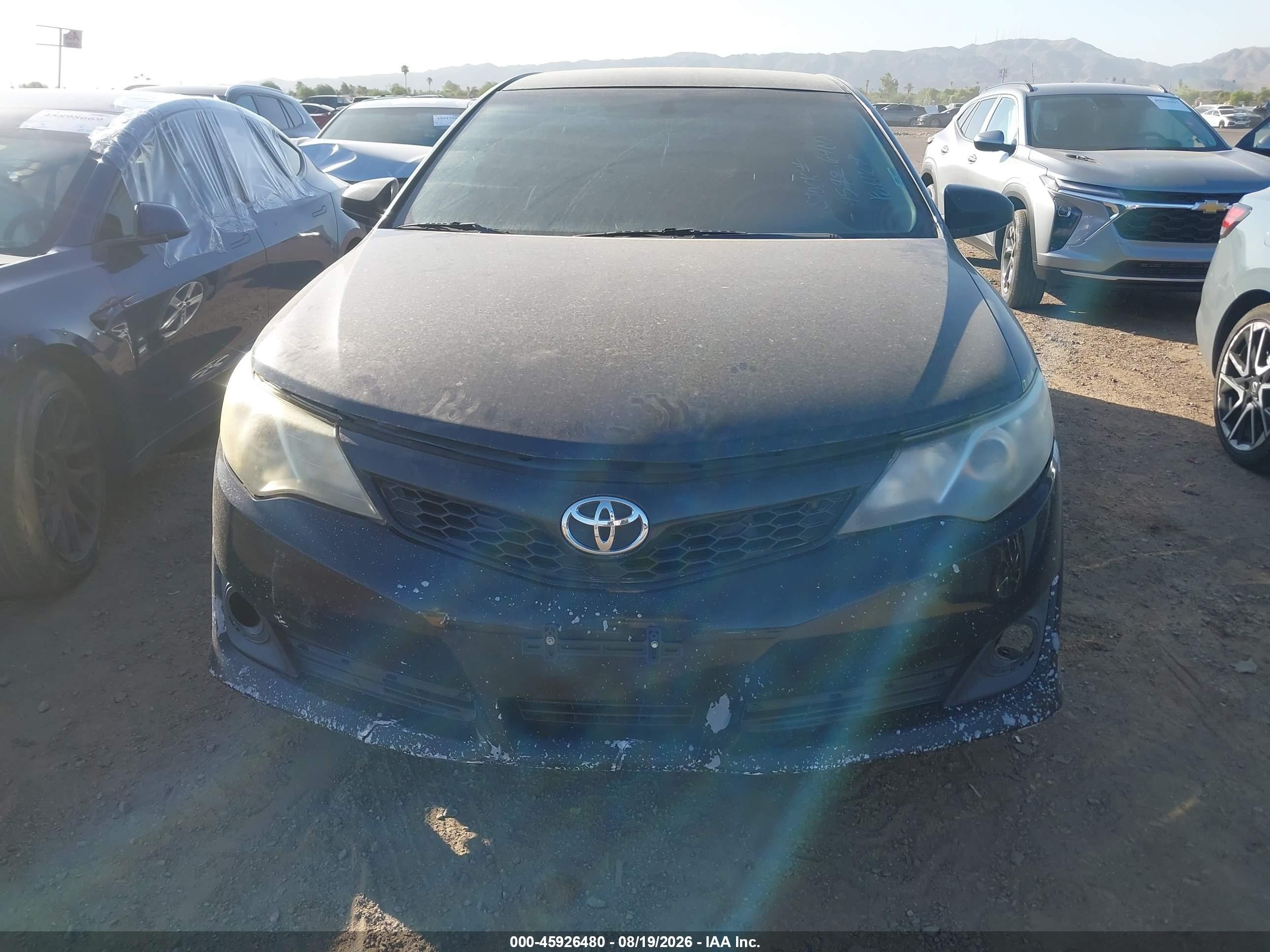 2013 Toyota Camry L/se/le/xle Black vin: 4T1BF1FK0DU281653