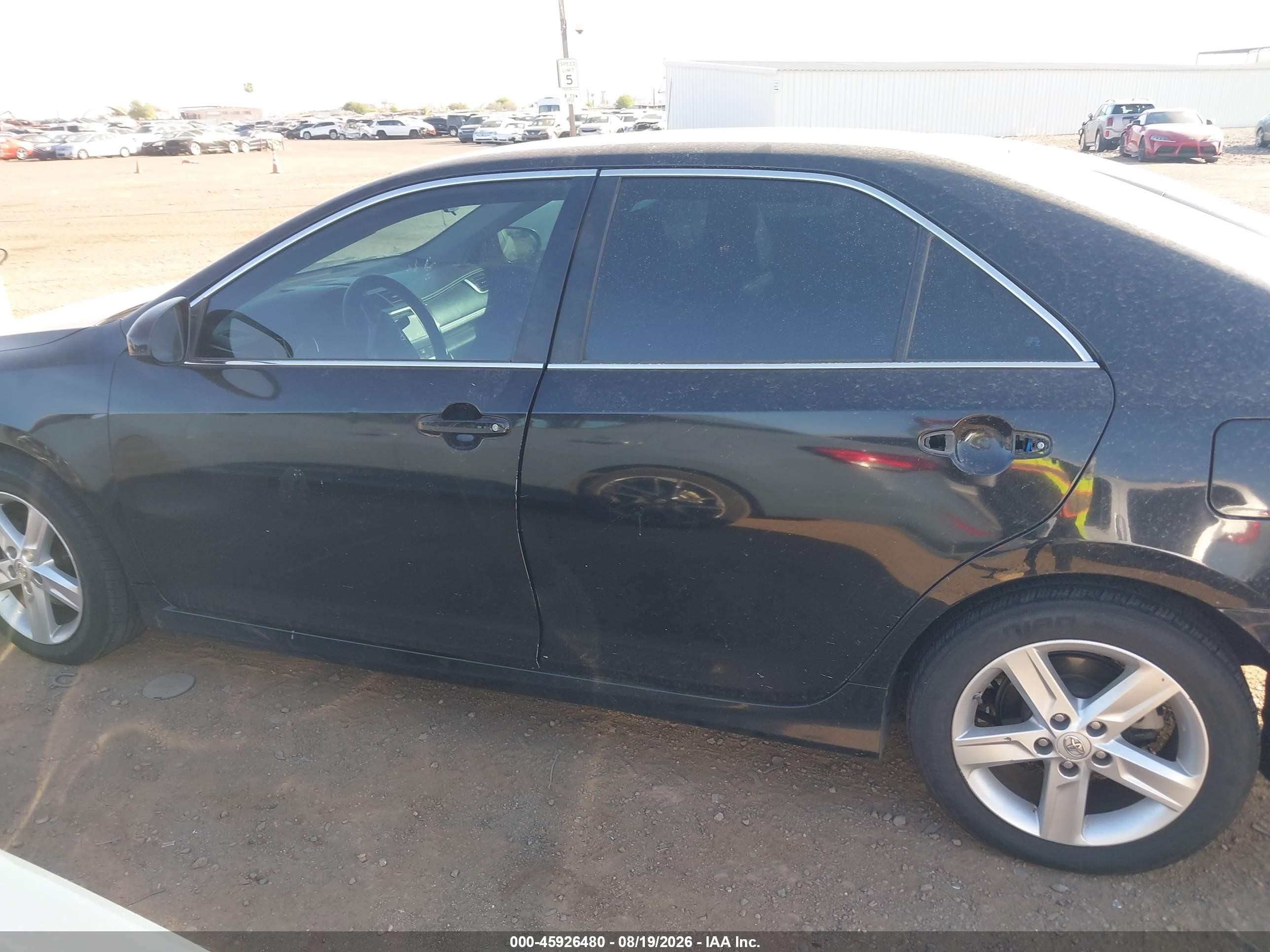 2013 Toyota Camry L/se/le/xle Black vin: 4T1BF1FK0DU281653