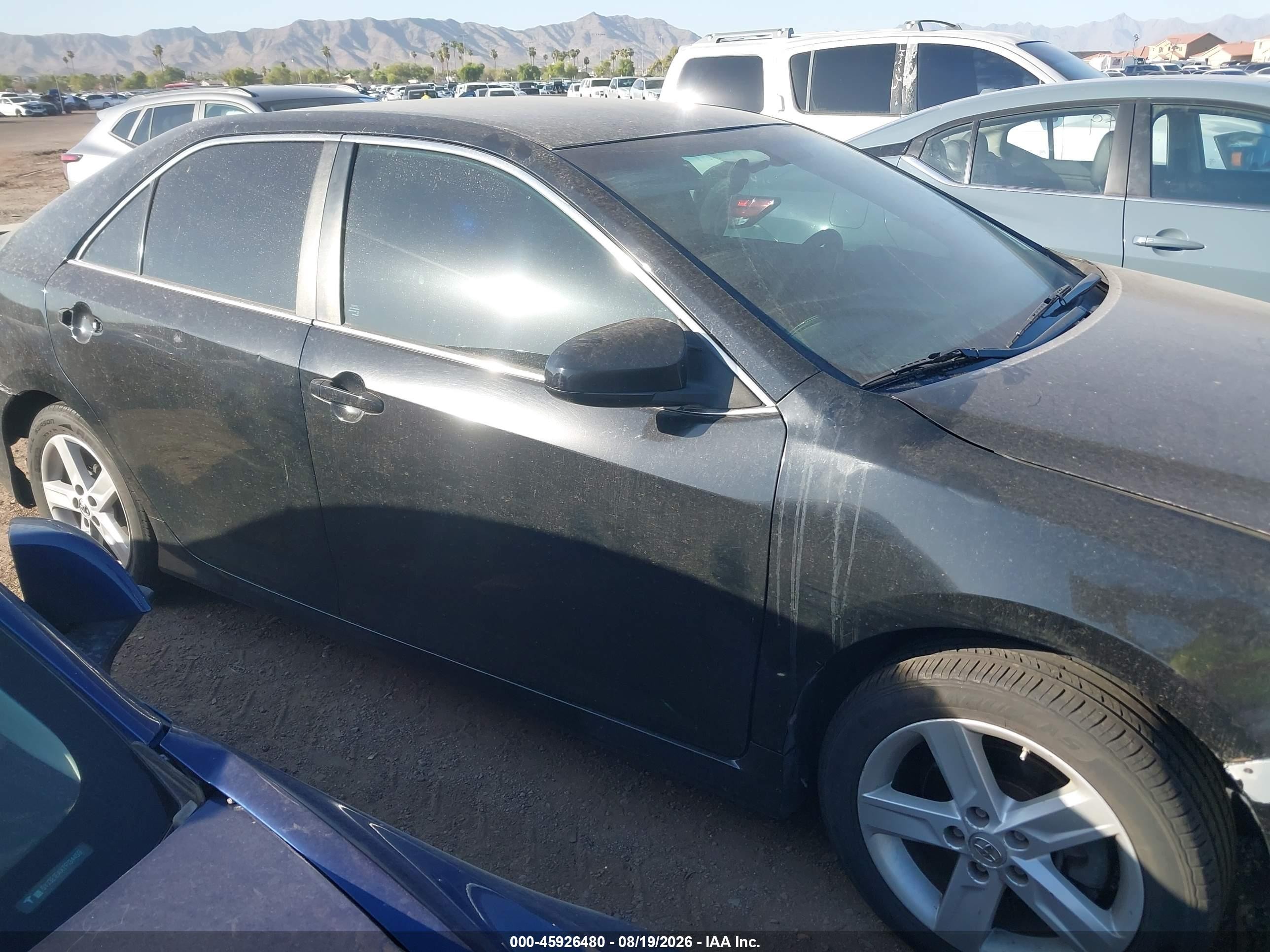 2013 Toyota Camry L/se/le/xle Black vin: 4T1BF1FK0DU281653