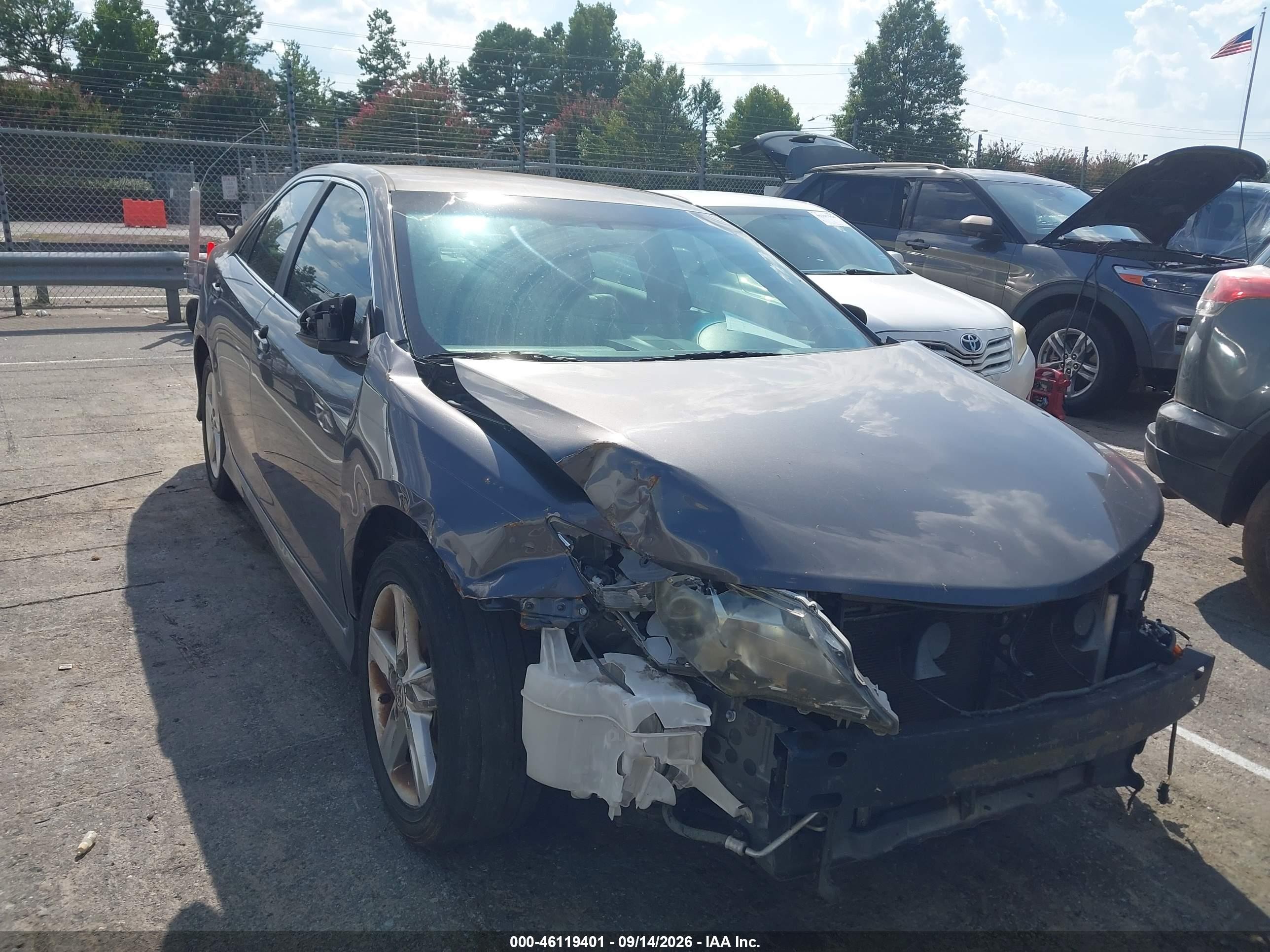 2013 Toyota Camry Se Gray vin: 4T1BF1FK0DU287047