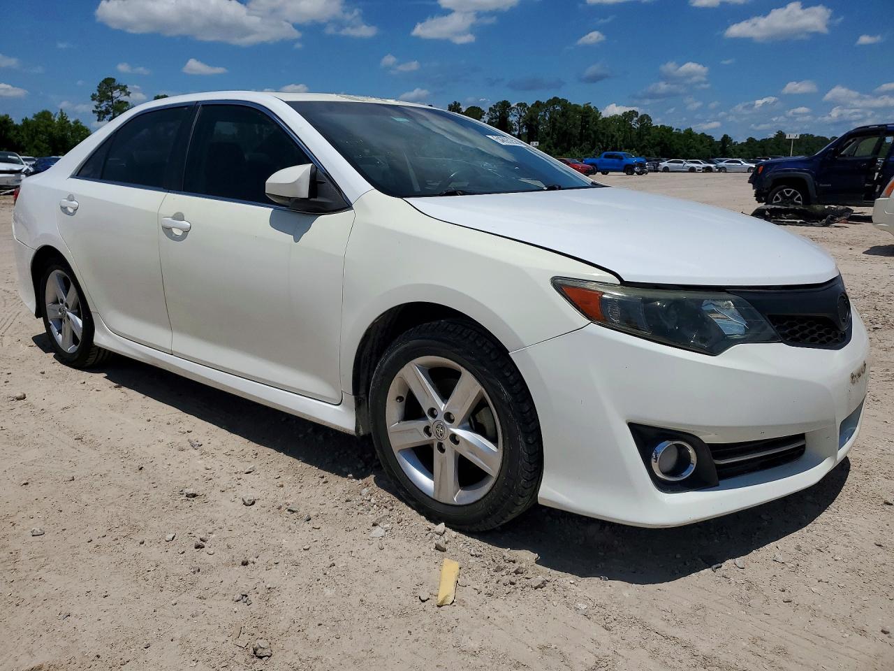 2013 Toyota Camry Se White vin: 4T1BF1FK0DU298727