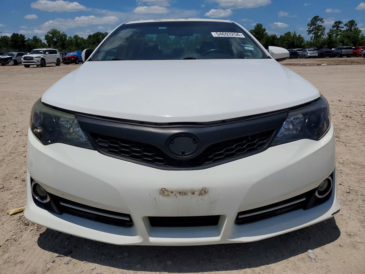 2013 Toyota Camry Se White vin: 4T1BF1FK0DU298727