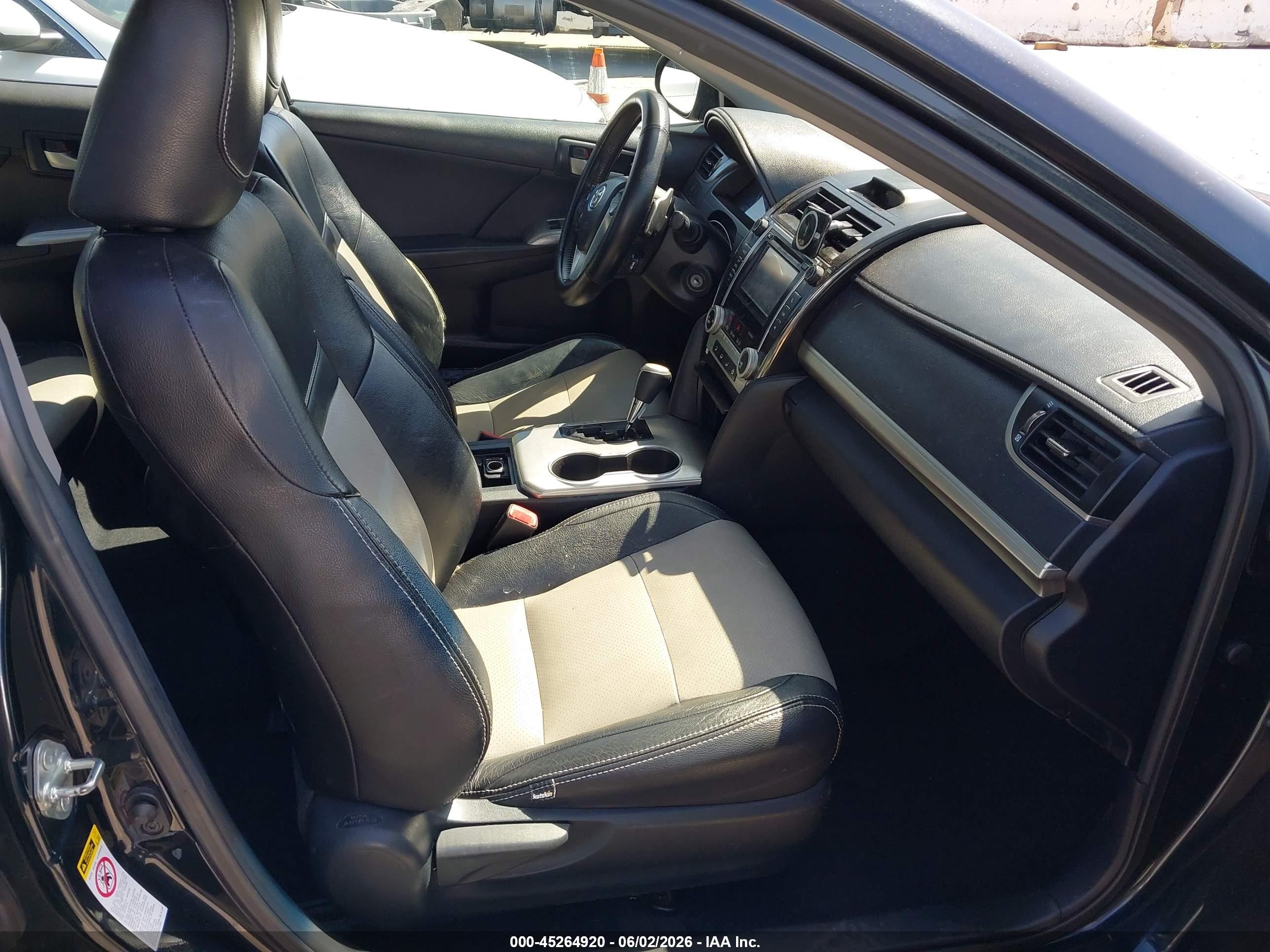 2013 Toyota Camry Se Black vin: 4T1BF1FK0DU640581